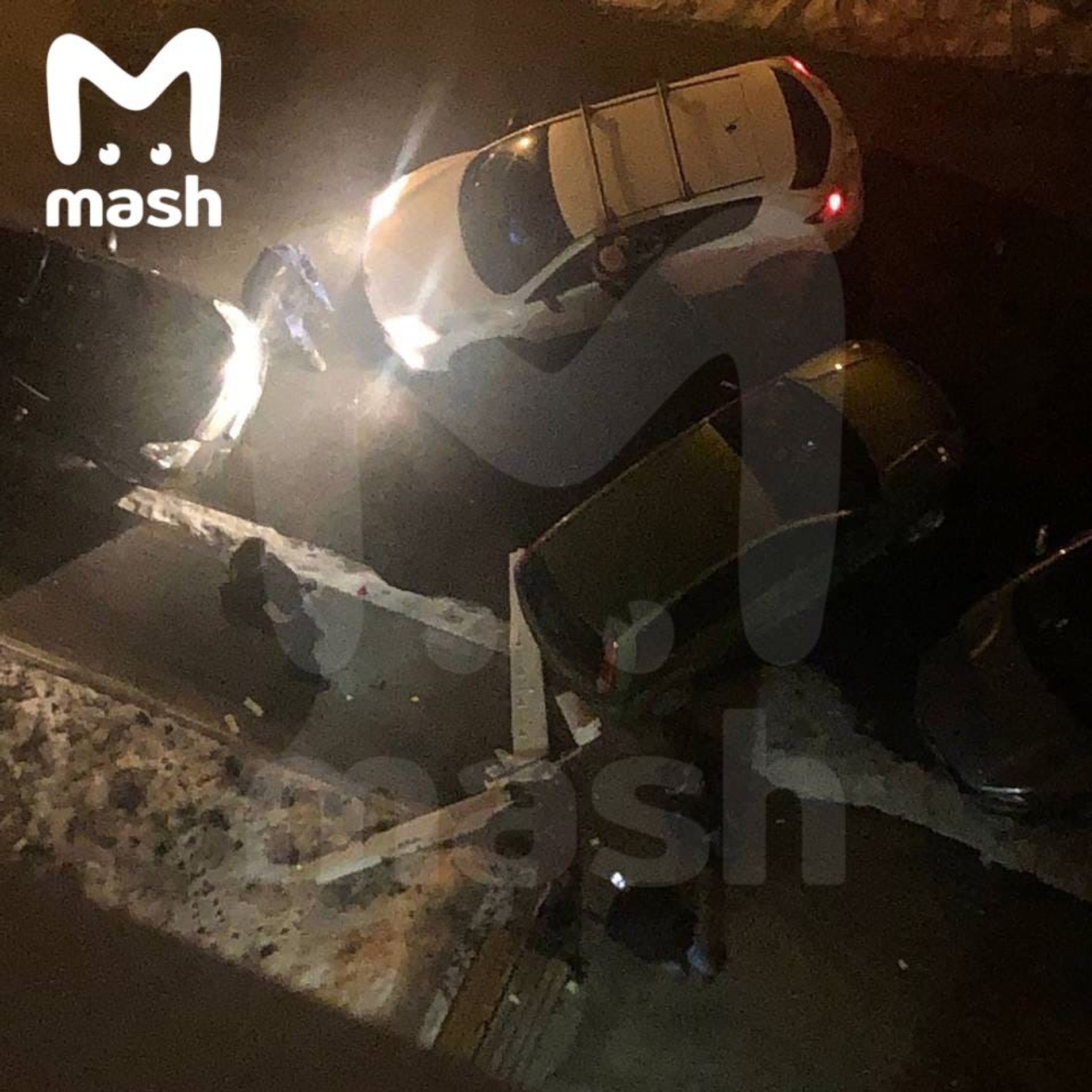 Последствия падения беспилотников в Белгороде
Фото: Mash