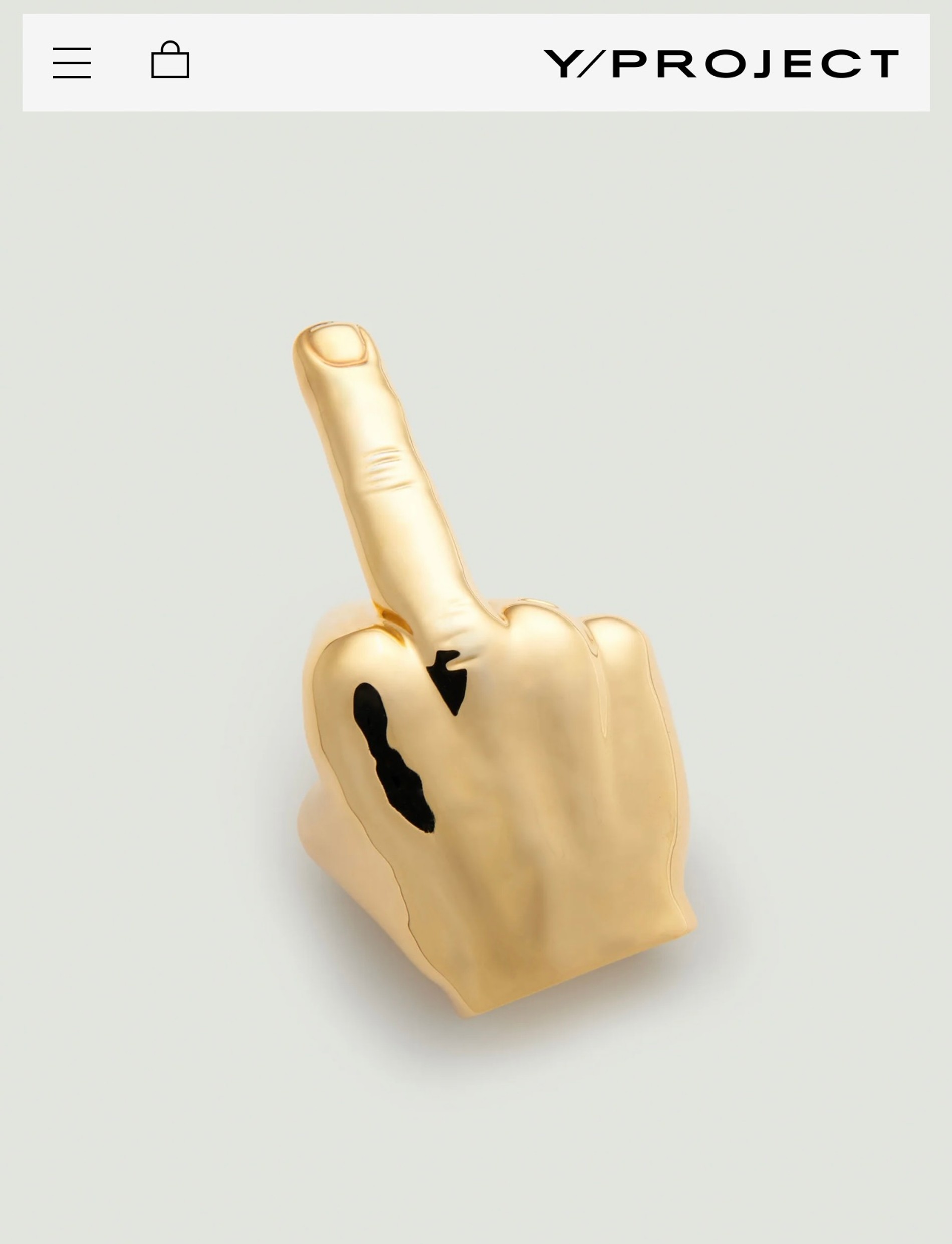 Моносерьга от бренда Y/Project, которую носит Рианна
Фото: yproject.fr