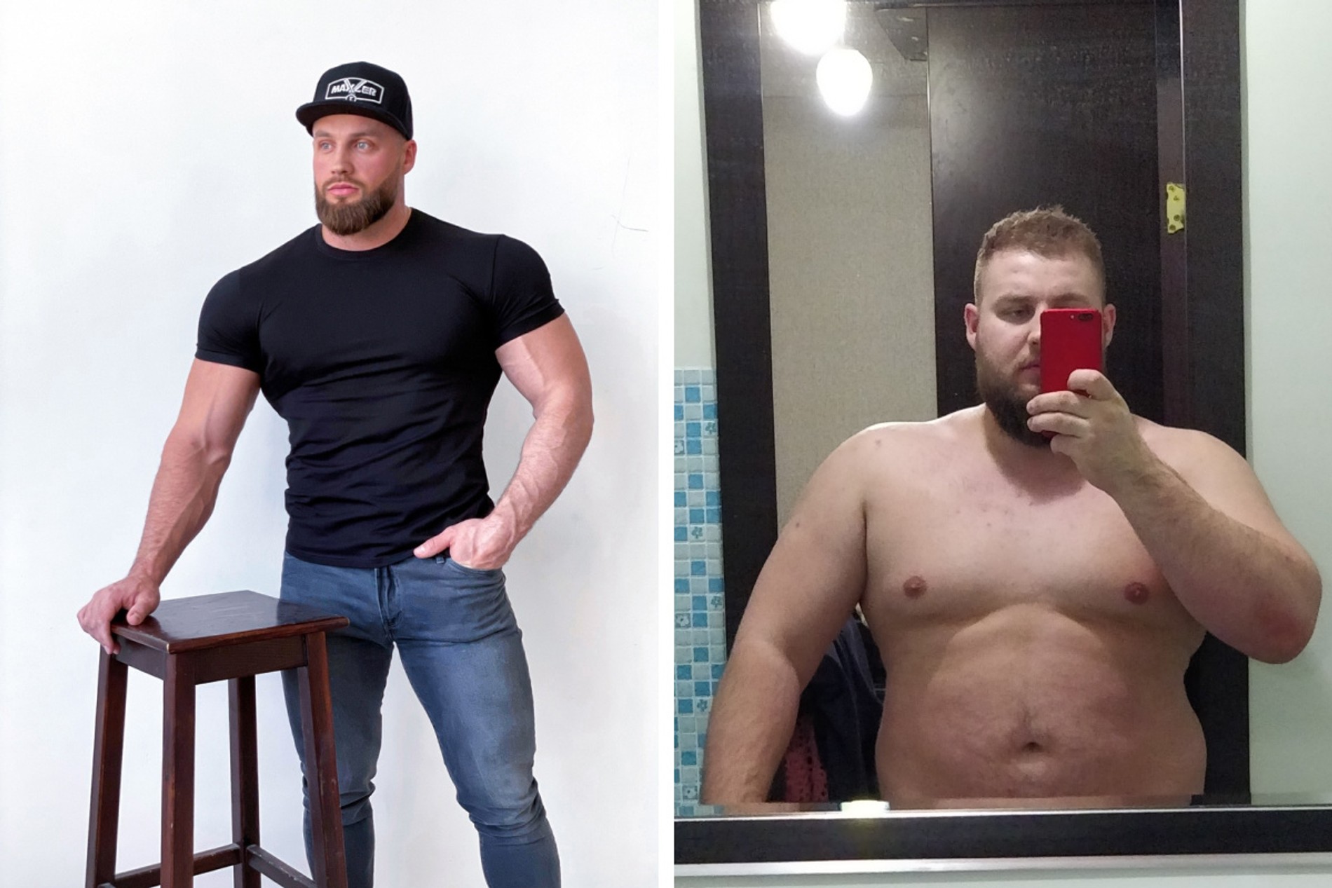 Андрей Шарафутдинов после и до похудения
Коллаж: Андрей Шарафутдинов