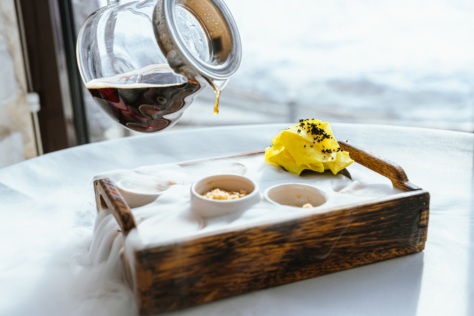 Комплимент от шефа в ресторане «Дичь». Фото: пресс-служба курорта «Роза Хутор»