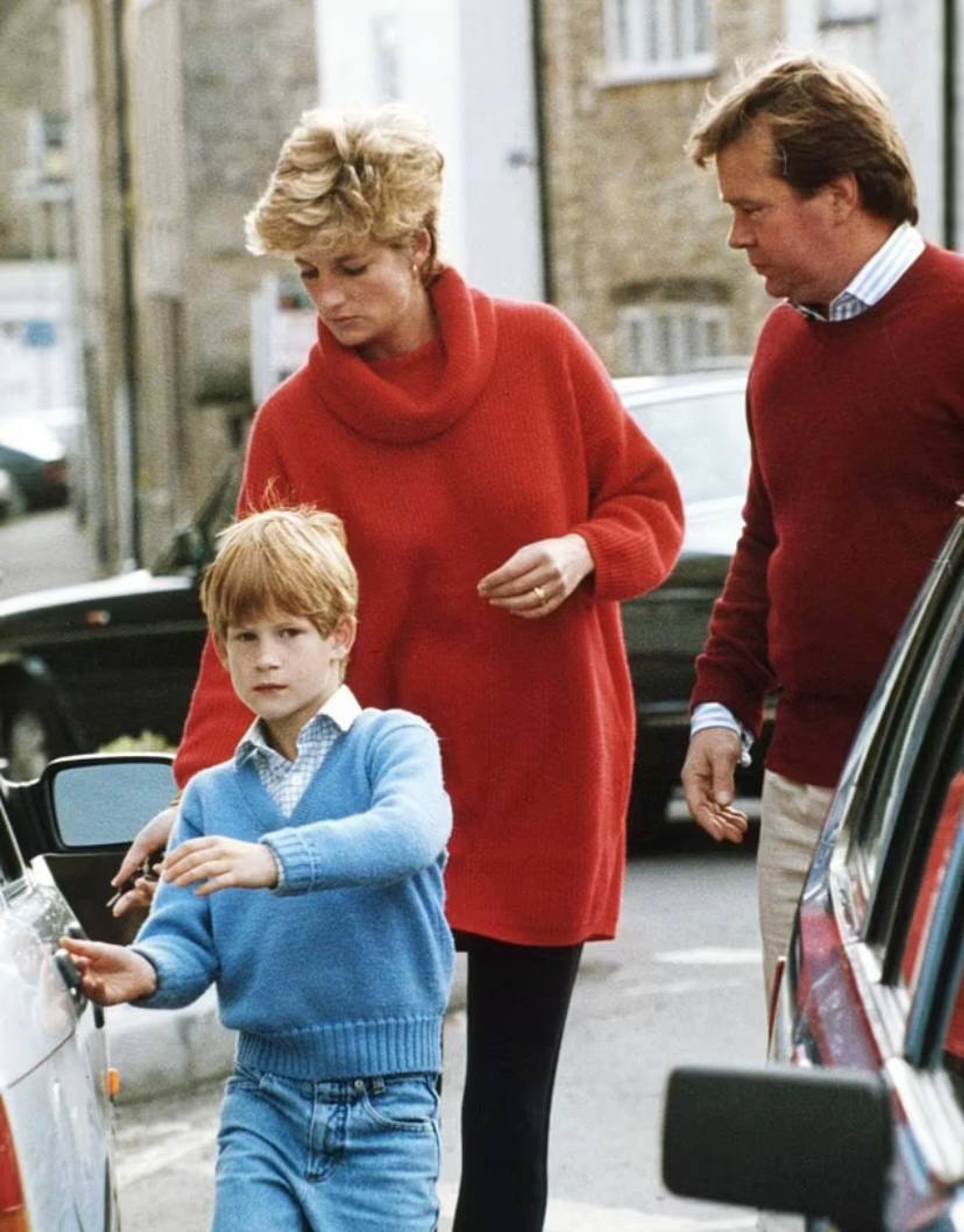 Гарри, Диана и телохранитель Кен Уорф
Фото: Daily Mail