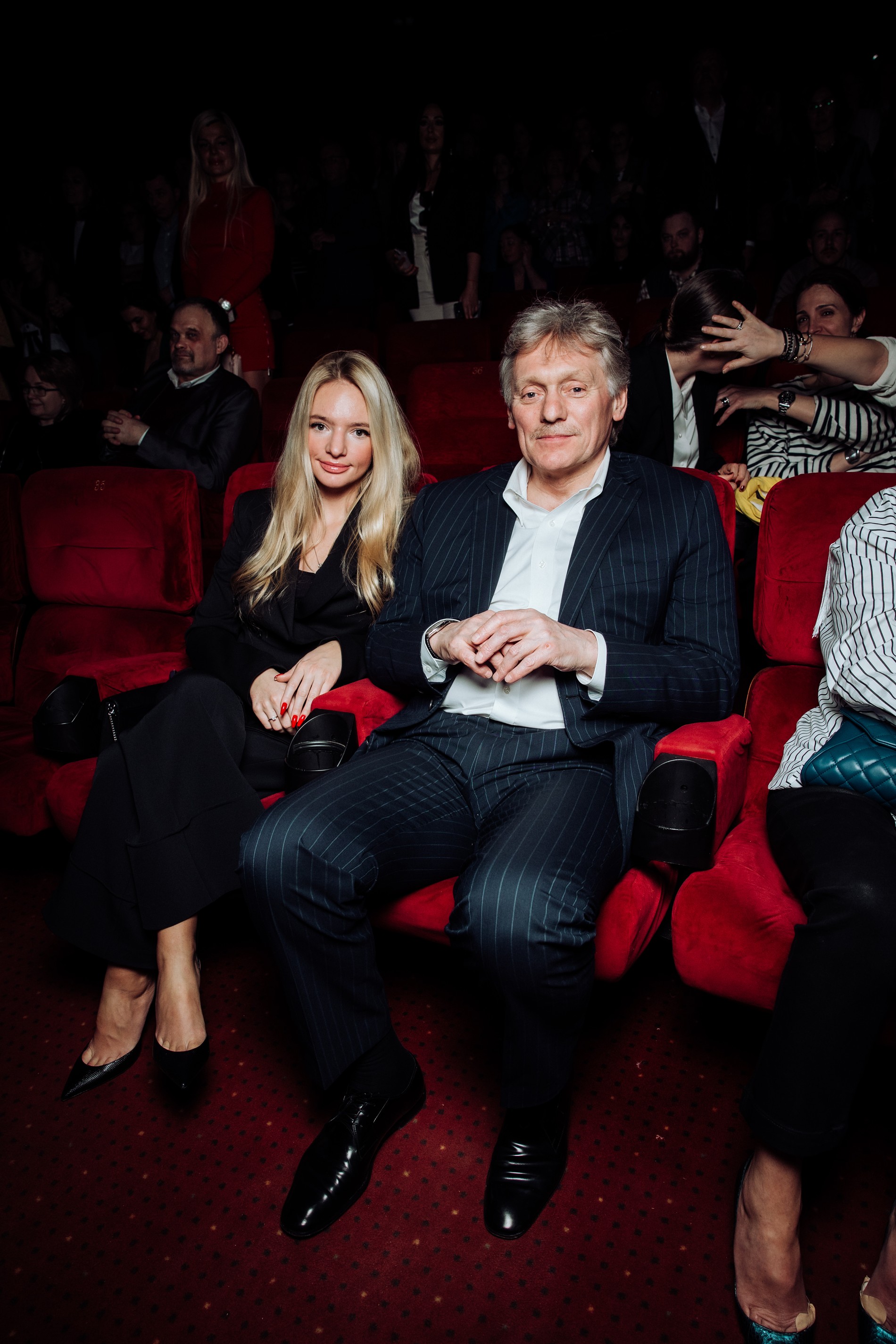 Дмитрий Песков с дочкой. Фото: пресс-служба