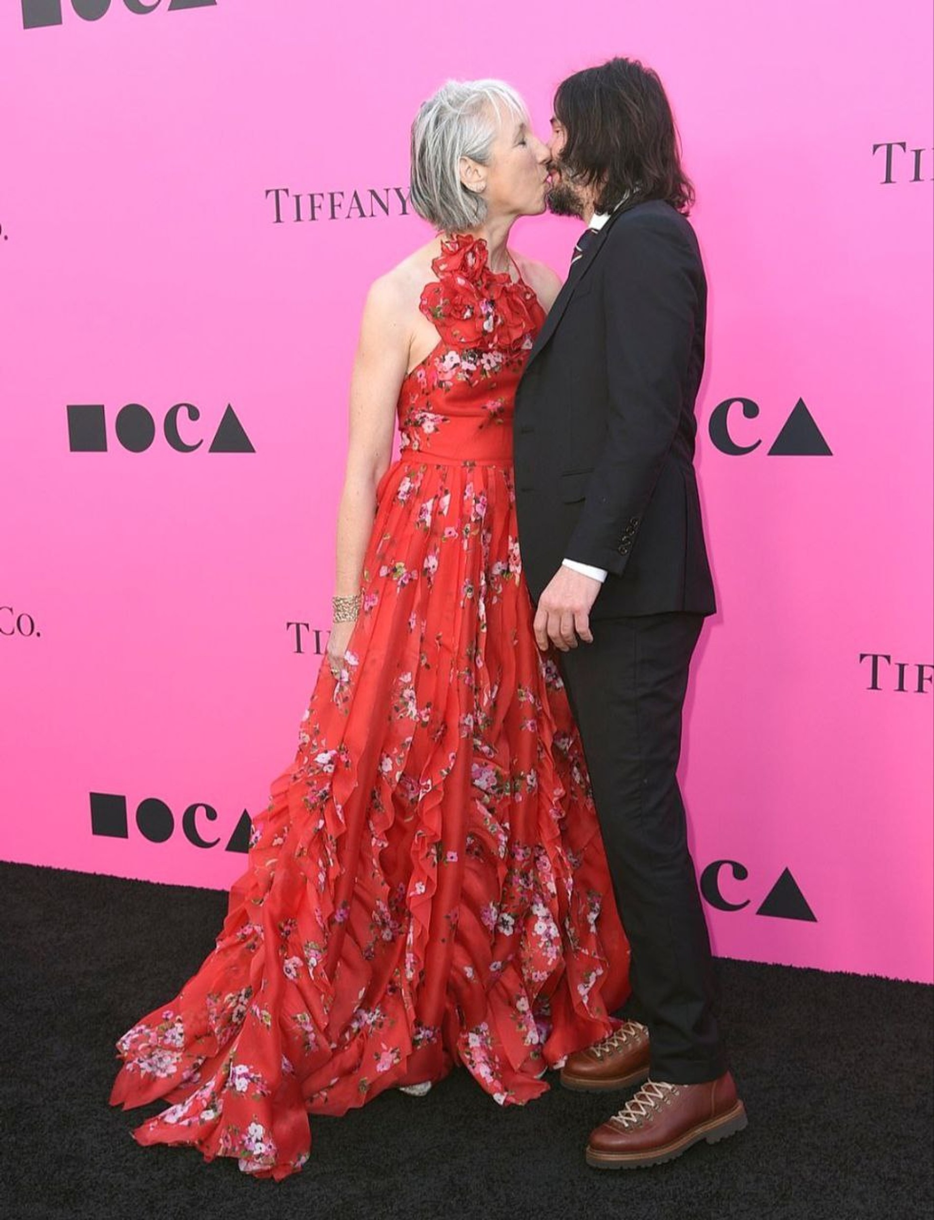 Александра Грант и Киану Ривз не скрывали своих чувств
Фото: Getty Images