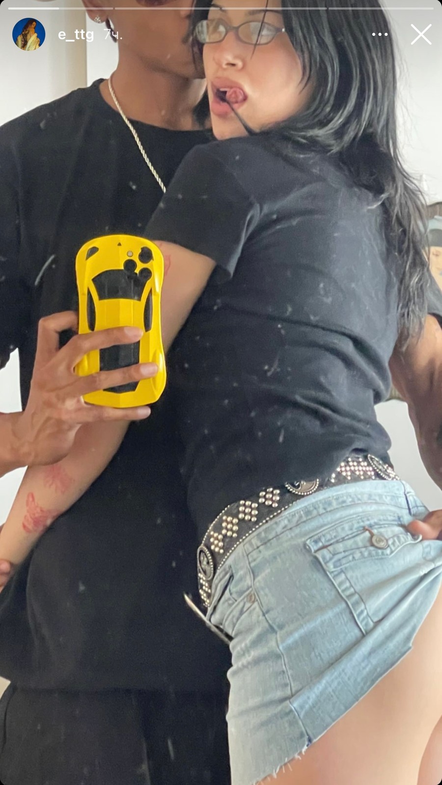 Эрика Кикнадзе с возлюбленным
Фото: Инстаграм (запрещен в РФ)