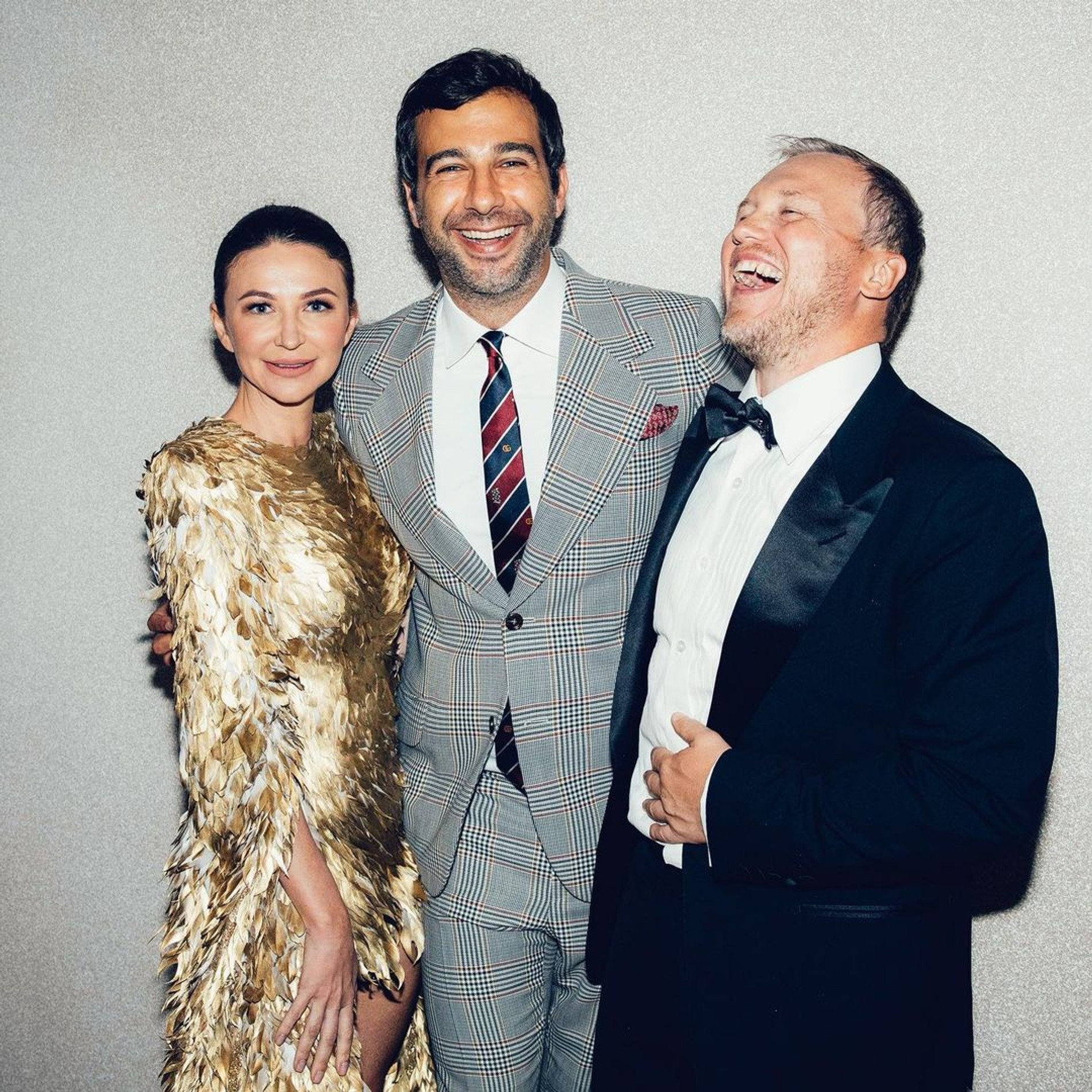 Елена с Иваном Ургантом и супругом Алексеем Блиновским. Фото: Instagram (запрещен в РФ), @elena_blinovskaya