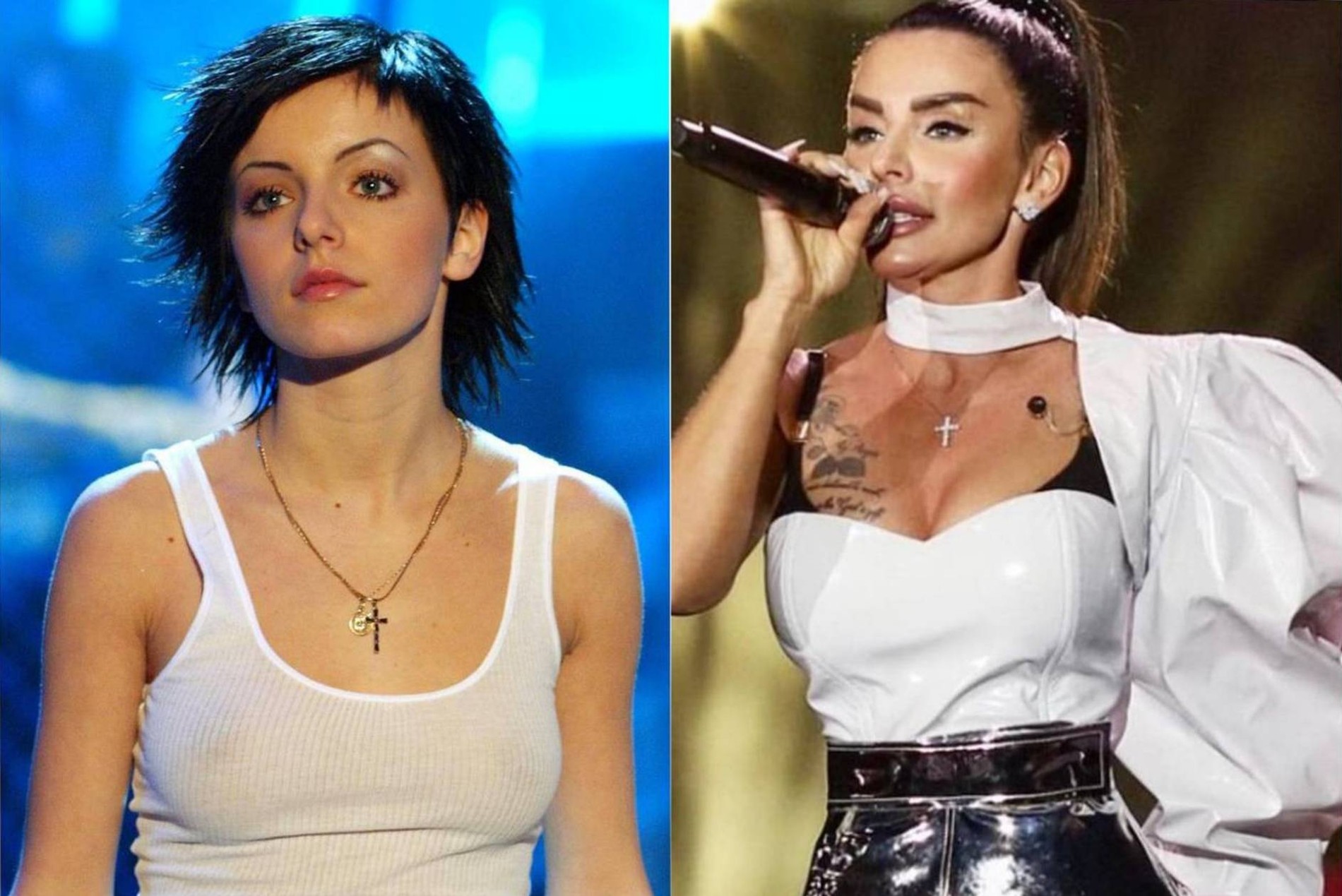 Слева — начало 2000-х , справа — 2021 год. Источник: Инстаграм (запрещен в РФ) Юлии Волковой