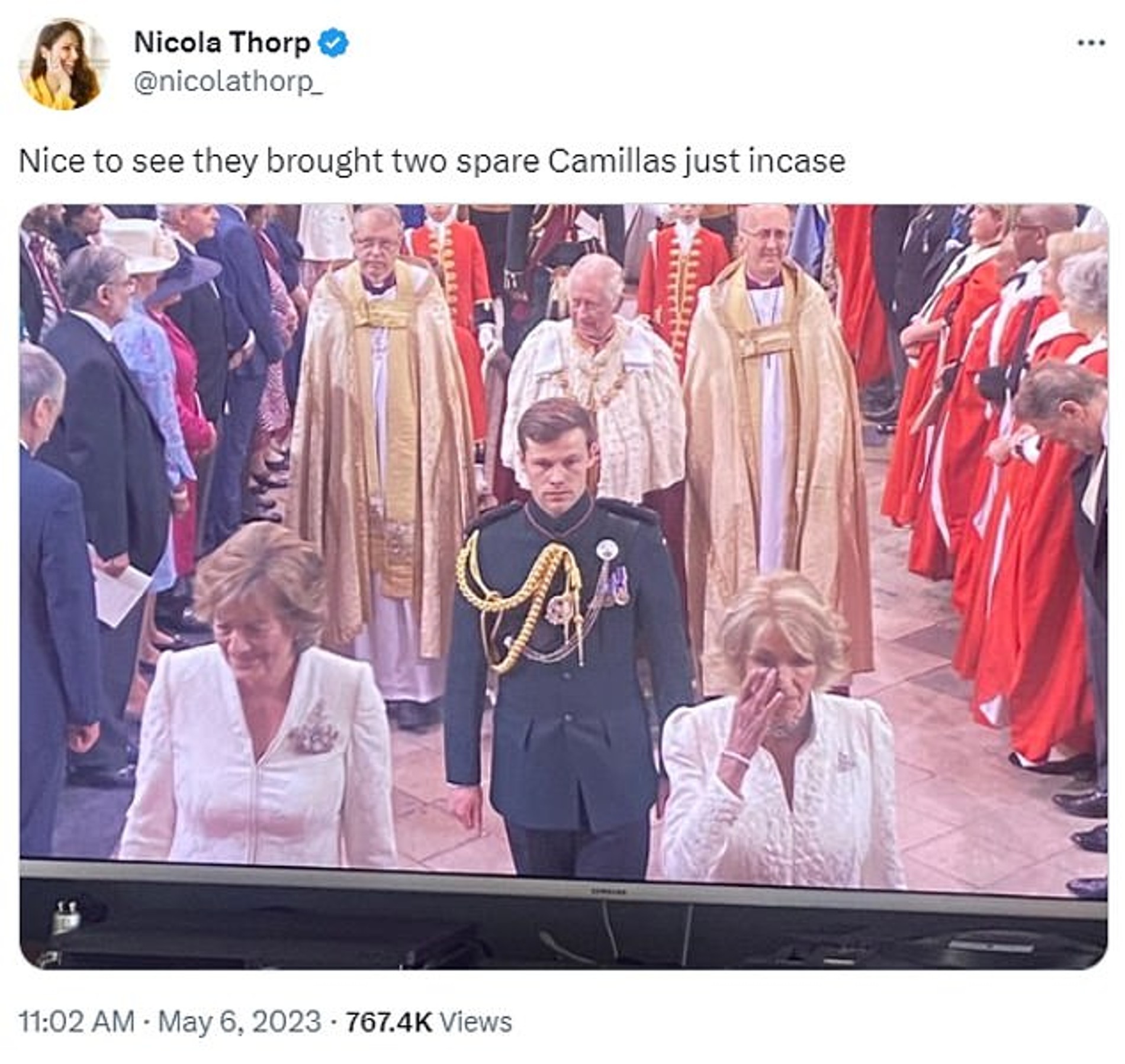 «Приятно, что они на всякий случай привели двух запасных Камилл», — шутит пользователь Твиттера
Фото: Твиттер