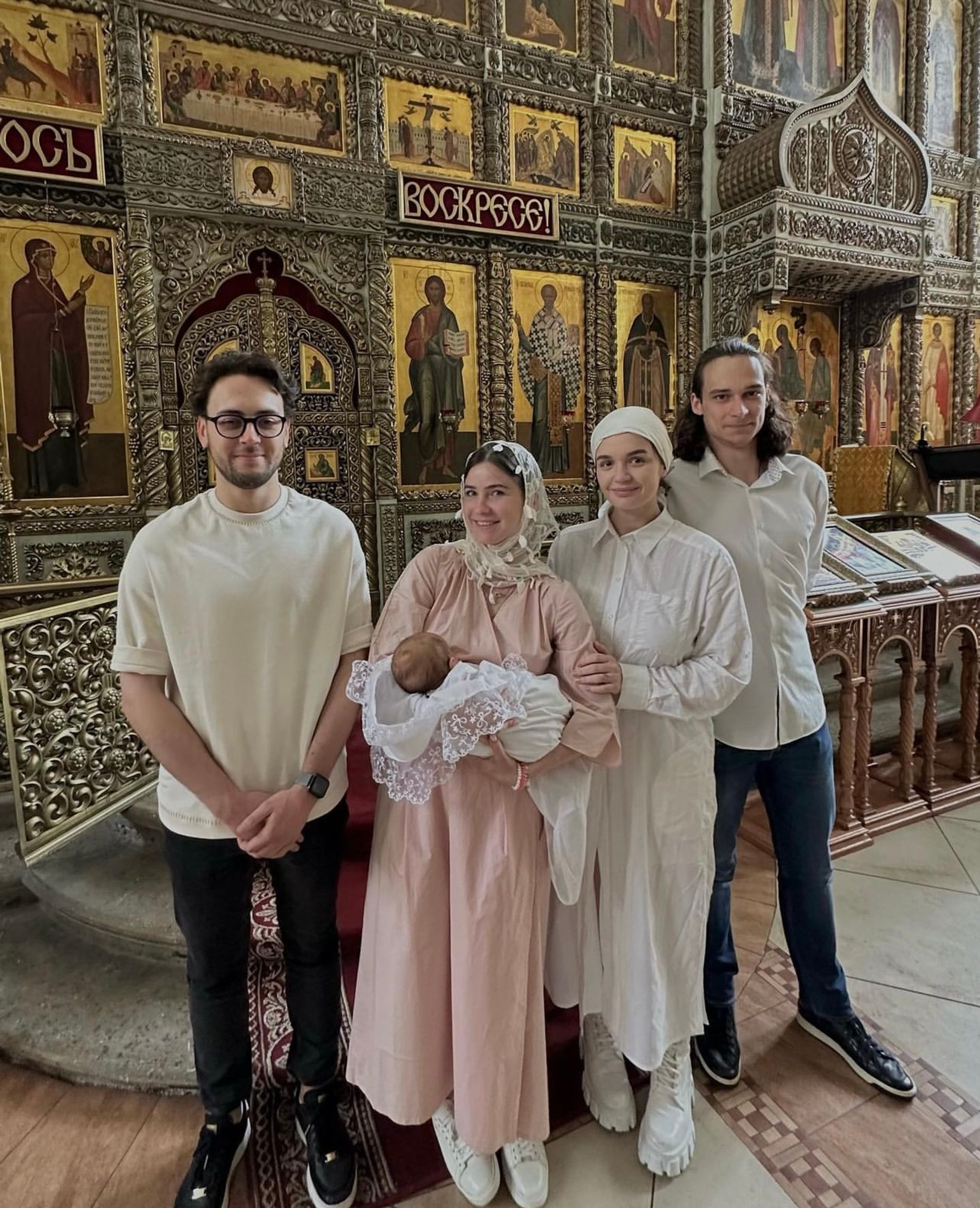 Крестины внука Славы
Фото: Инстаграм (запрещен в РФ) @sasha_morozova_who_is