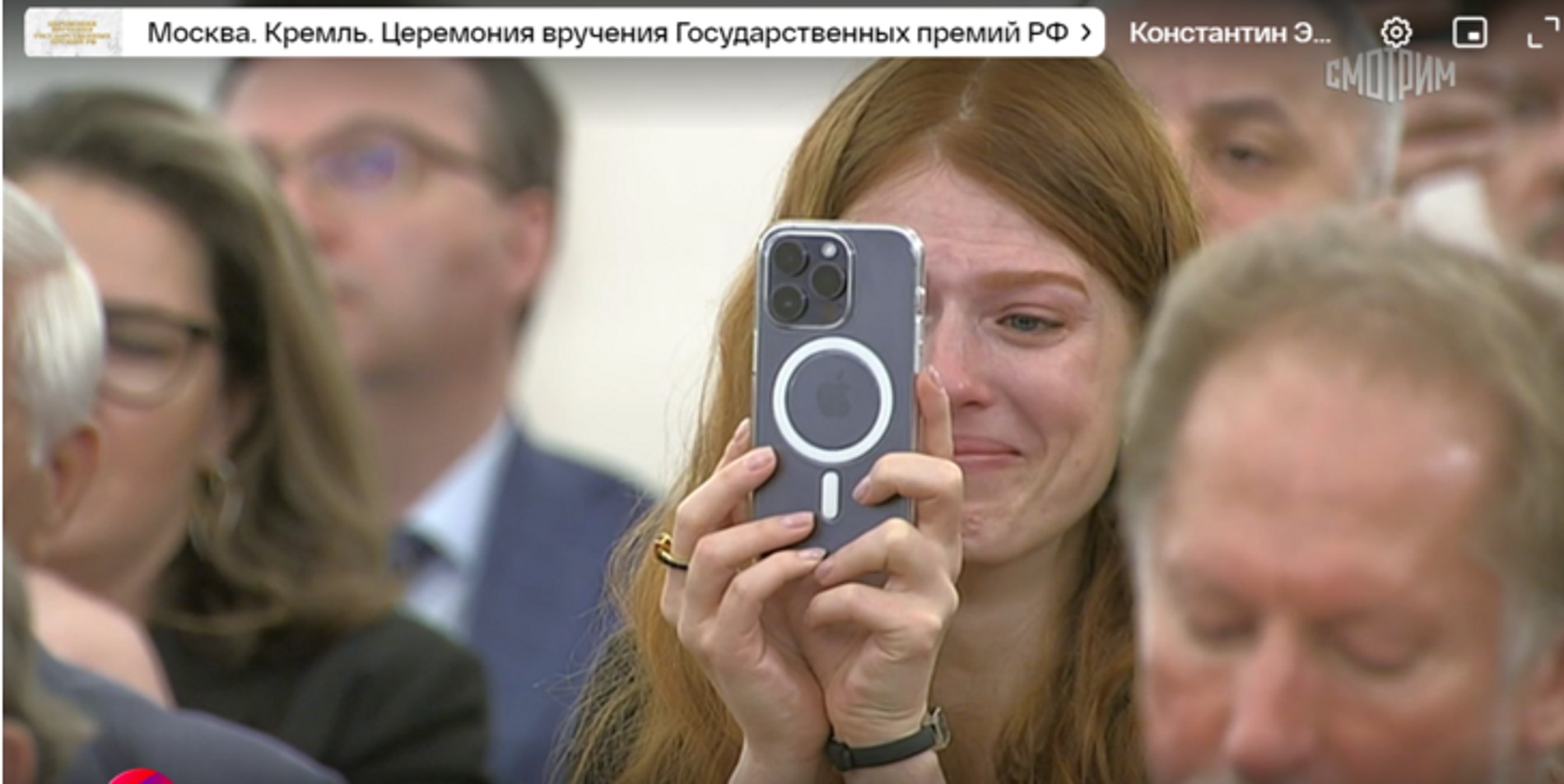 Софья Эрнст на вручени Государственных премий в Кремле
Источник: Первый канал