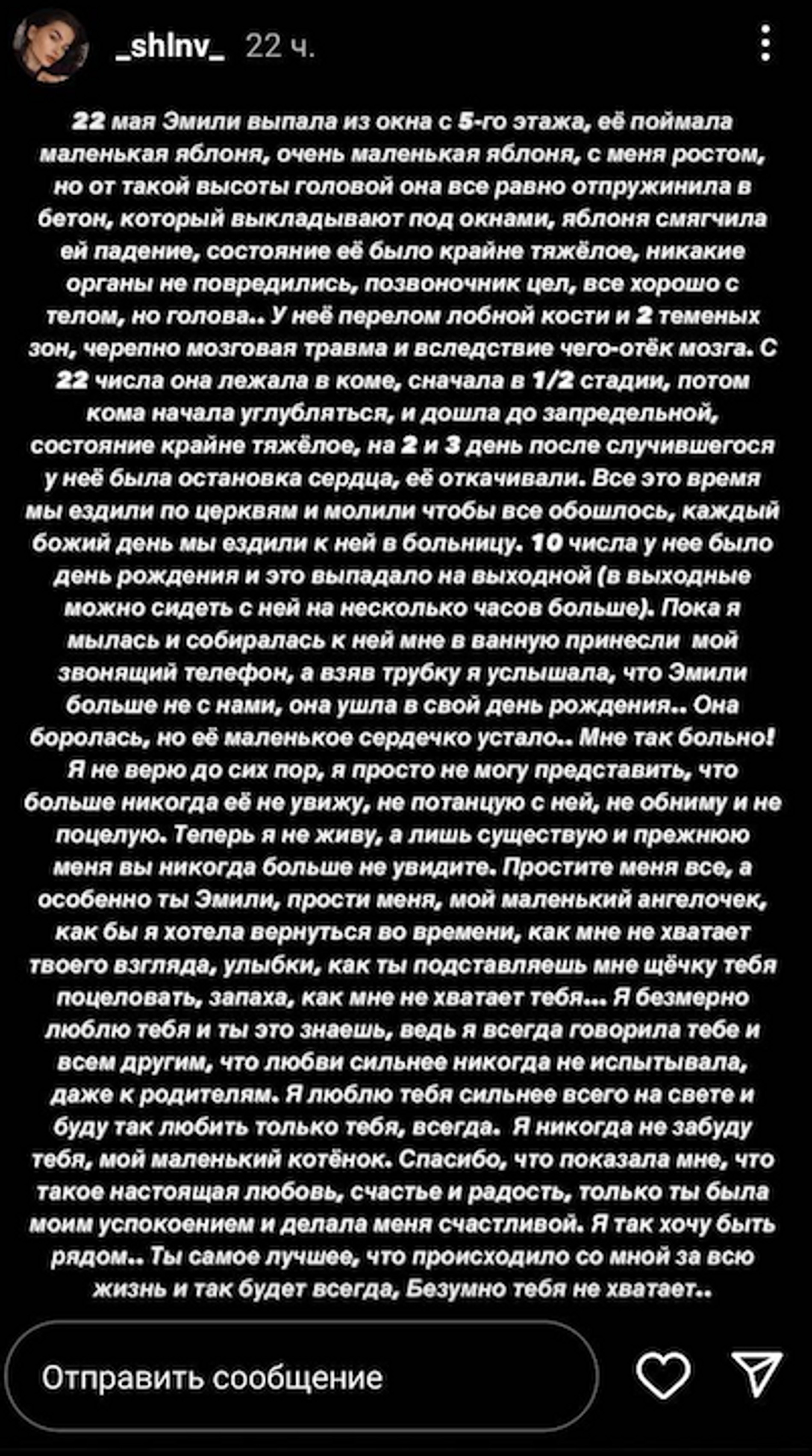 Фото: Инстаграм (запрещен в РФ) @_shlnv