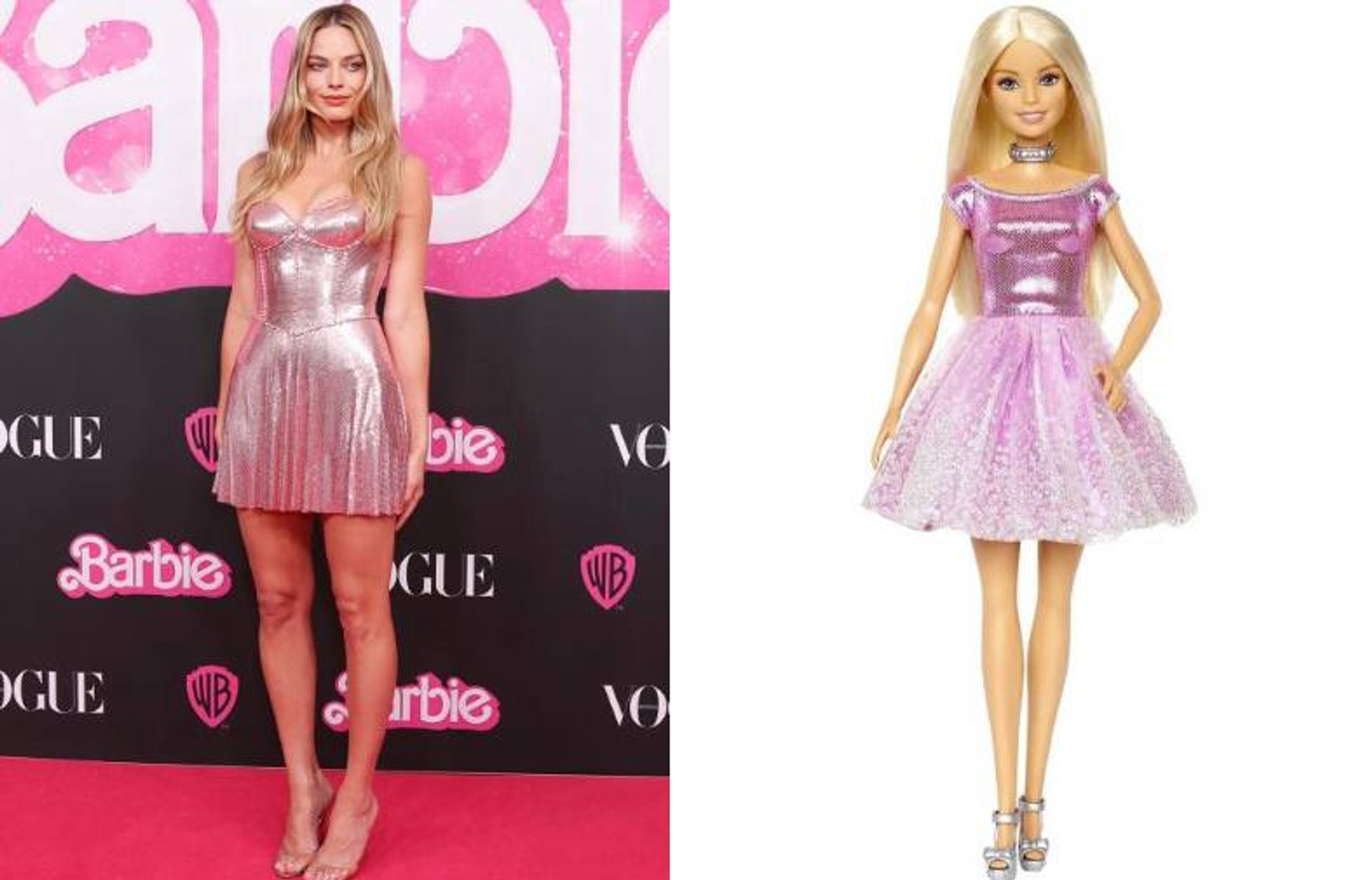 На вечеринку Vogue Australia, которую устроили 30 июня в Музее современного искусства в Сиднее, Робби пришла в винтажном металлизированном мини-платье Versace из коллекции 1994 года
Фото: Page Six