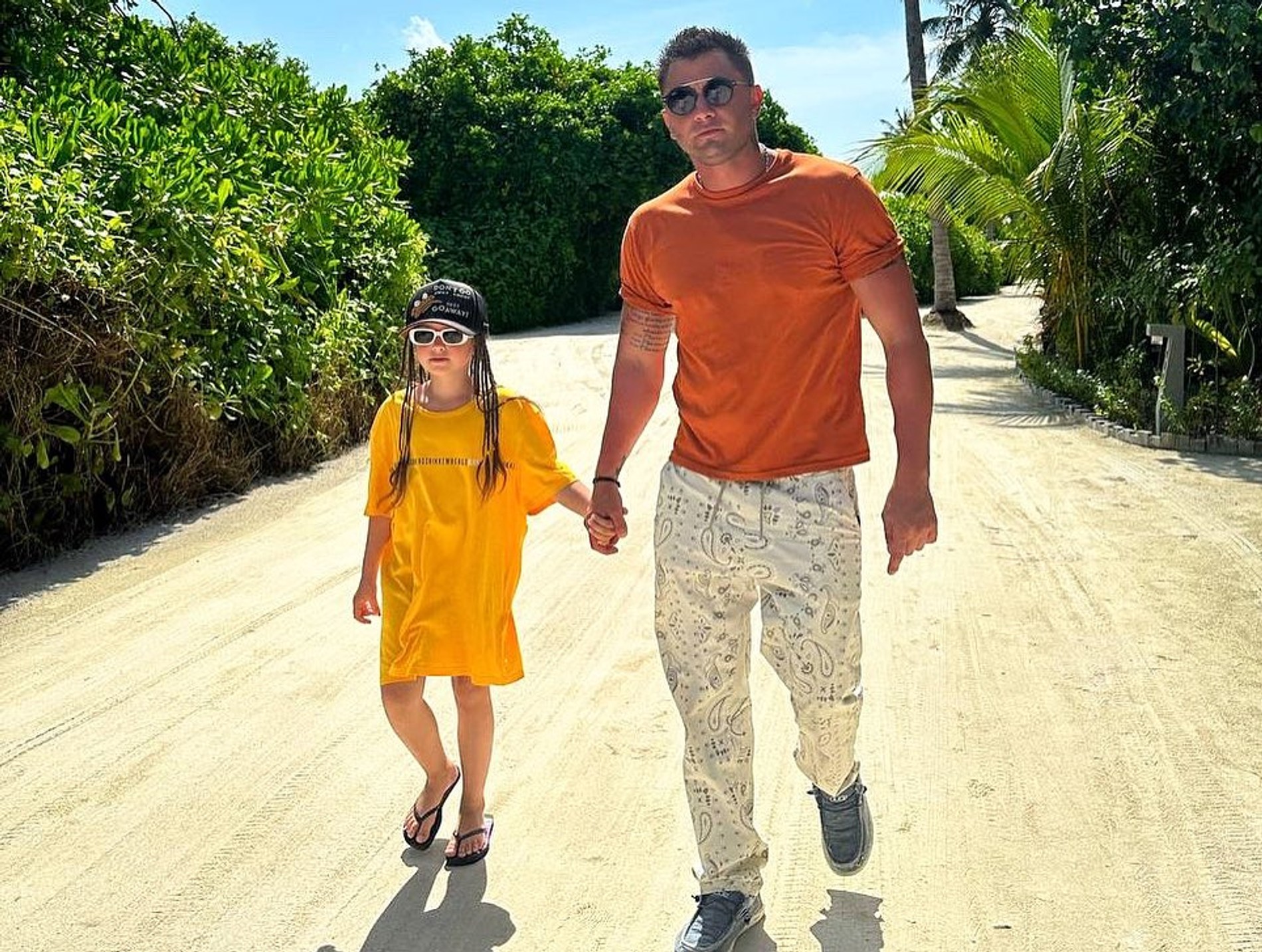 Павел Прилучный с дочерью Мией. Фото: Инстаграм* @bugevuge