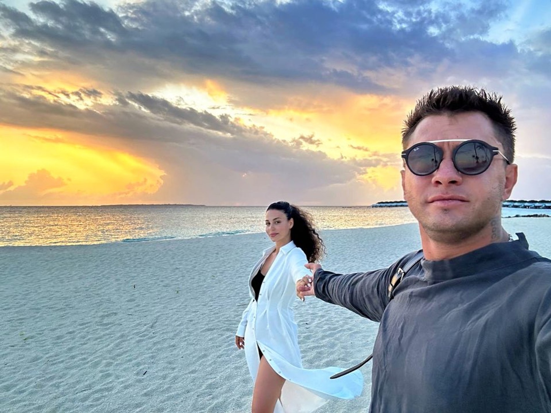 Павел Прилучный с супругой Зепюр Брутян. Фото: Инстаграм* @bugevuge