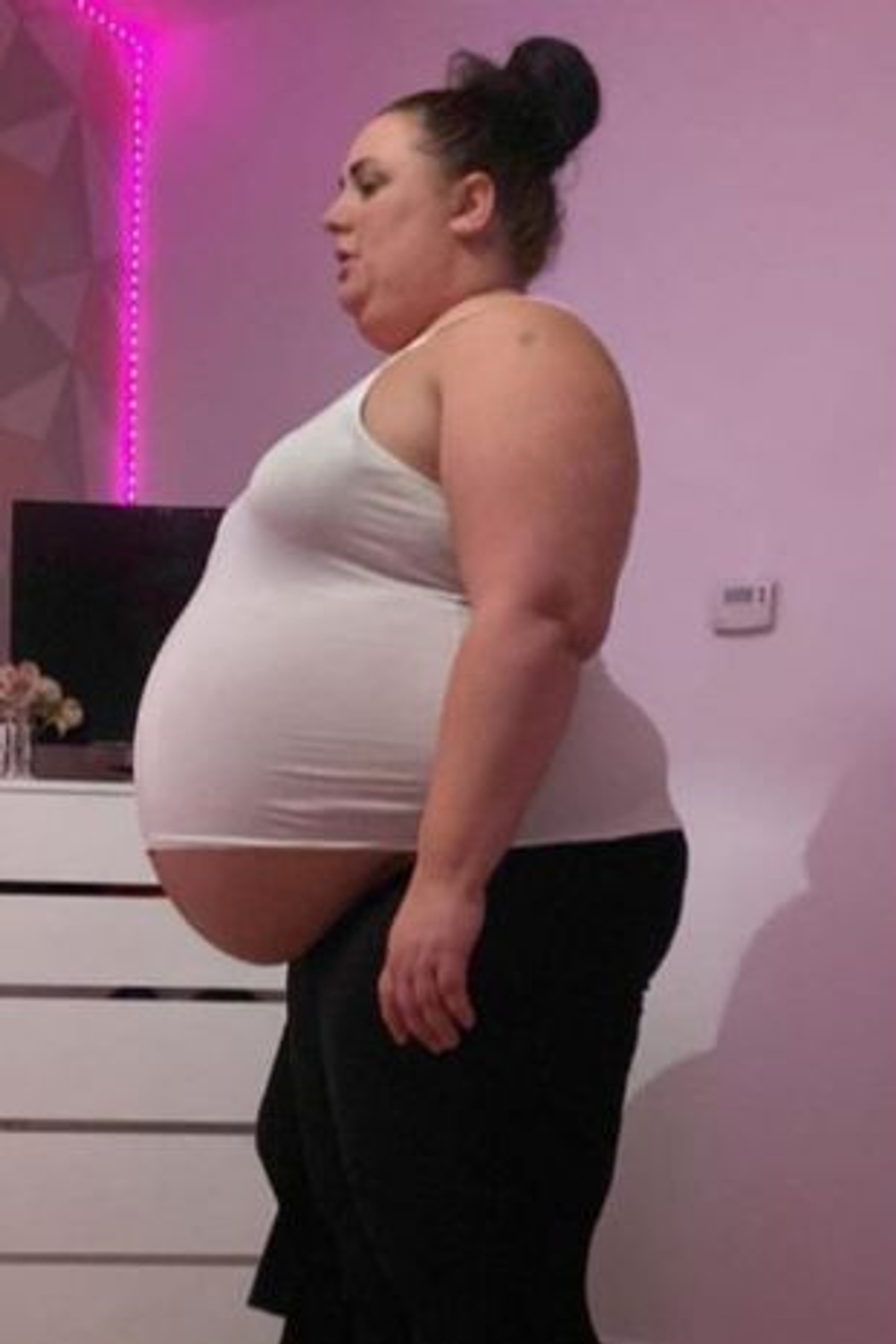 Люси Остин до похудения. Фото: SWNS