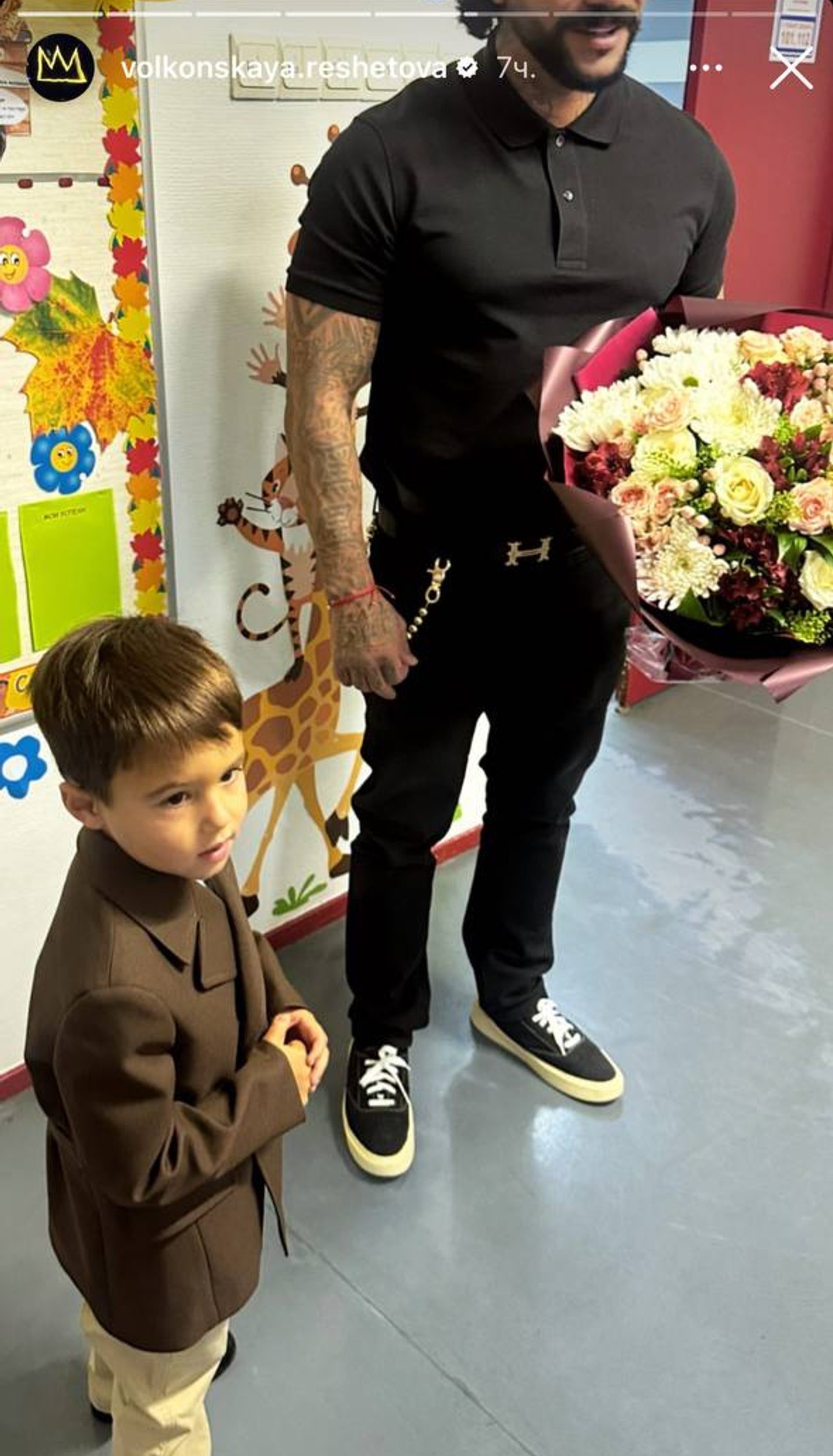Тимати с сыном Ратмиром. Фото: Инстаграм* @volkonskaya.reshetova
