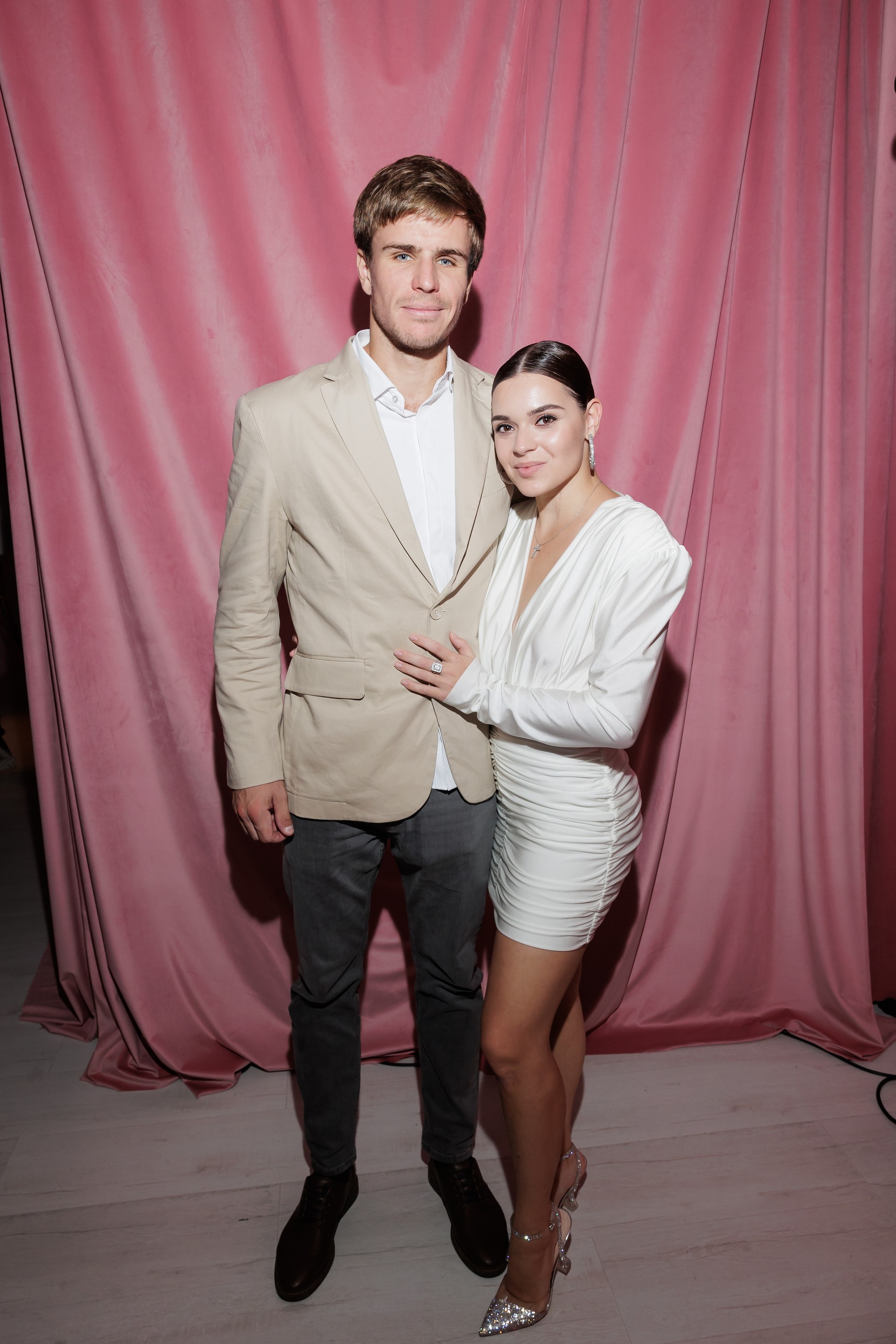 Аделина Сотникова с мужем Дмитрием Попко. Фото: пресс-служба 