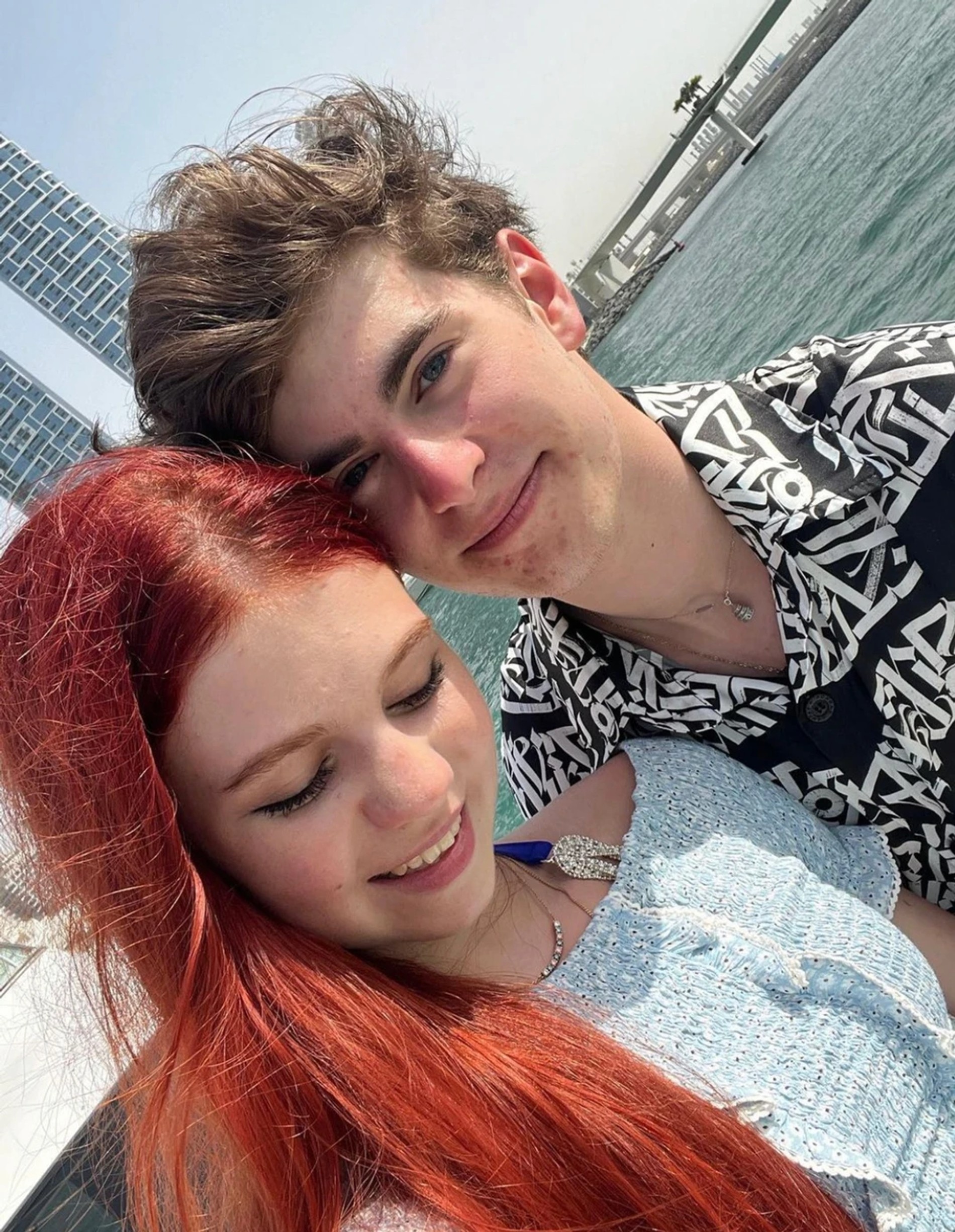 Александра Трусова и Марк Кондратюк. Фото: Инстаграм Саши (запрещен в РФ)