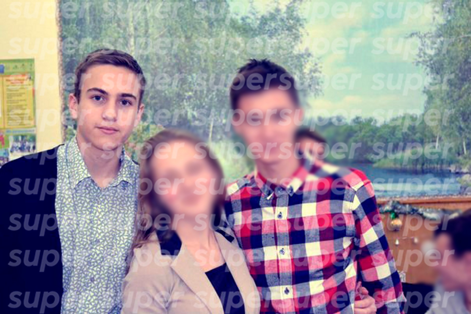 Александр Поверин в школьные годы. Фото: ВКонтакте