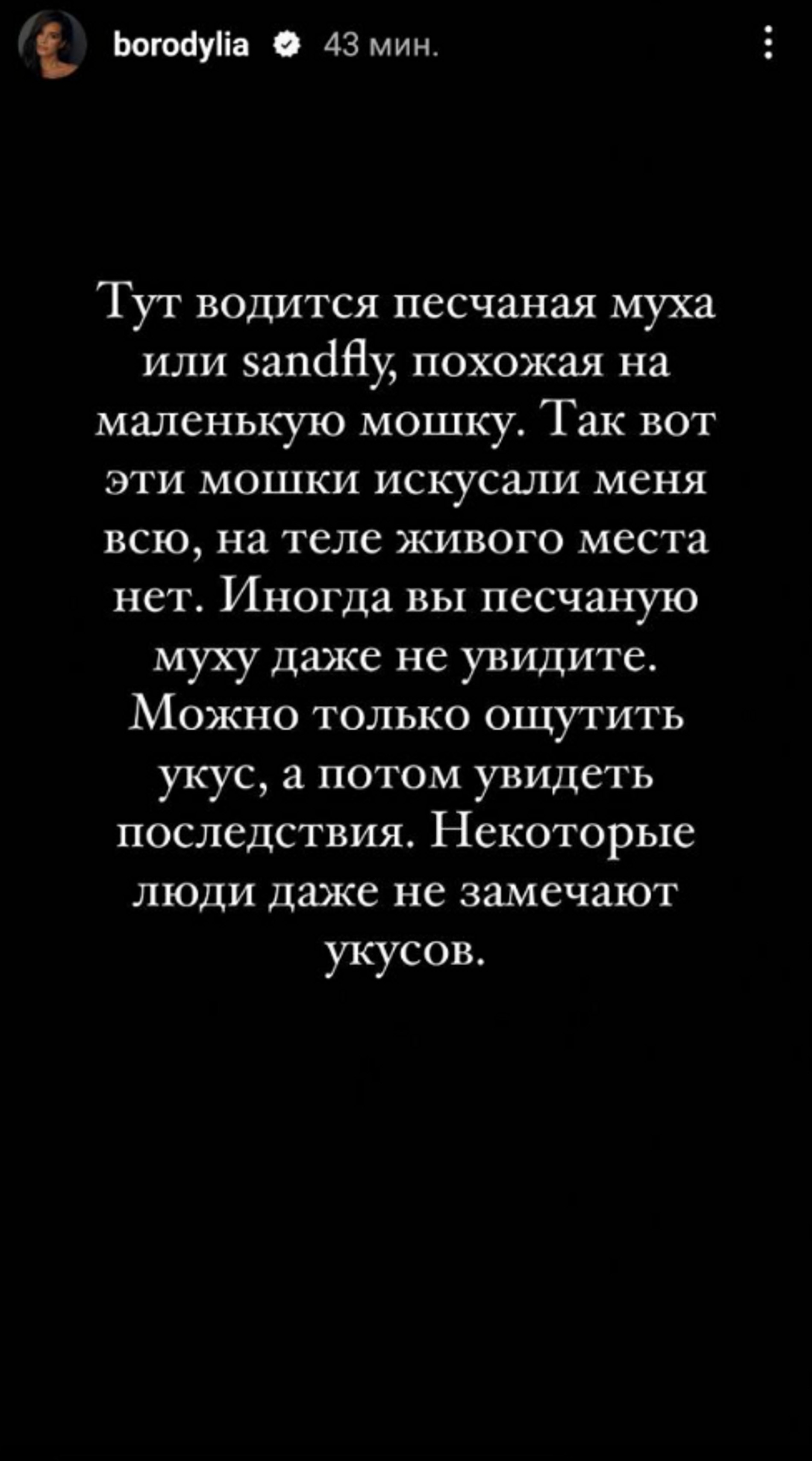 Фото: Инстаграм (запрещен в РФ) @borodylia