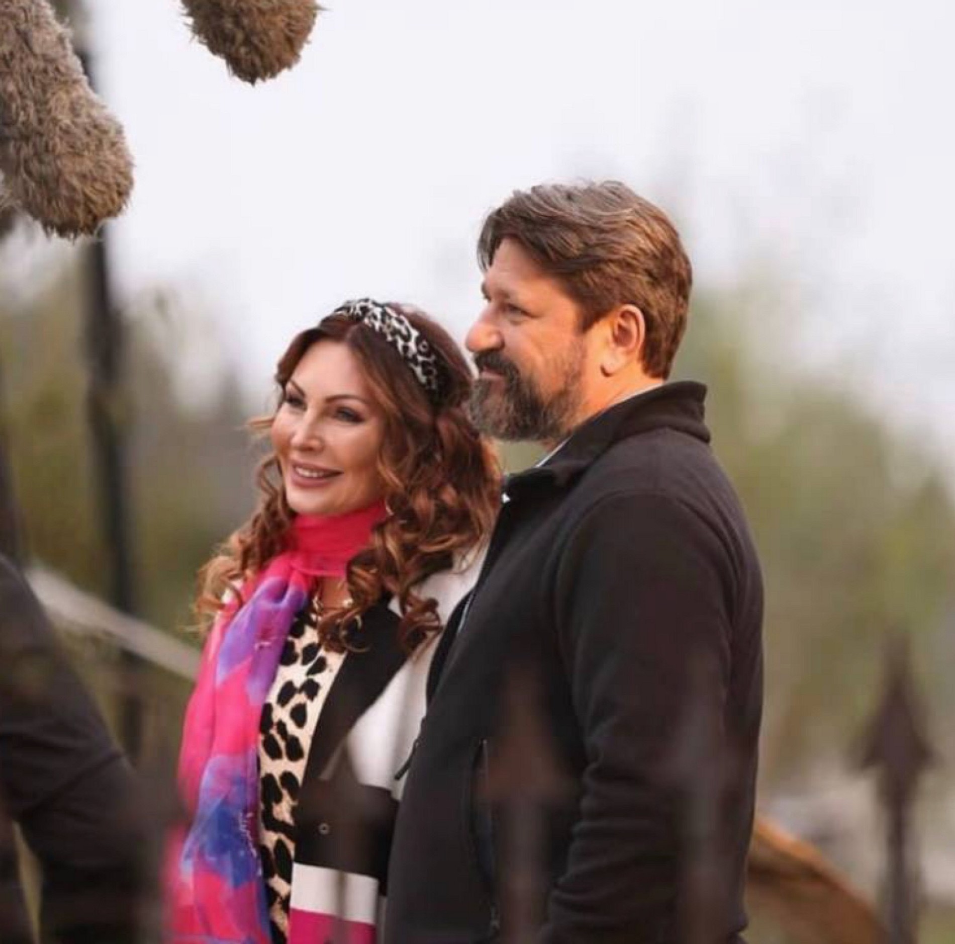 Наталья Бочкарева и Виктор Логинов на съемках сериала. Фото: Инстаграм (запрещен в РФ) @natalia_bochkareva_official