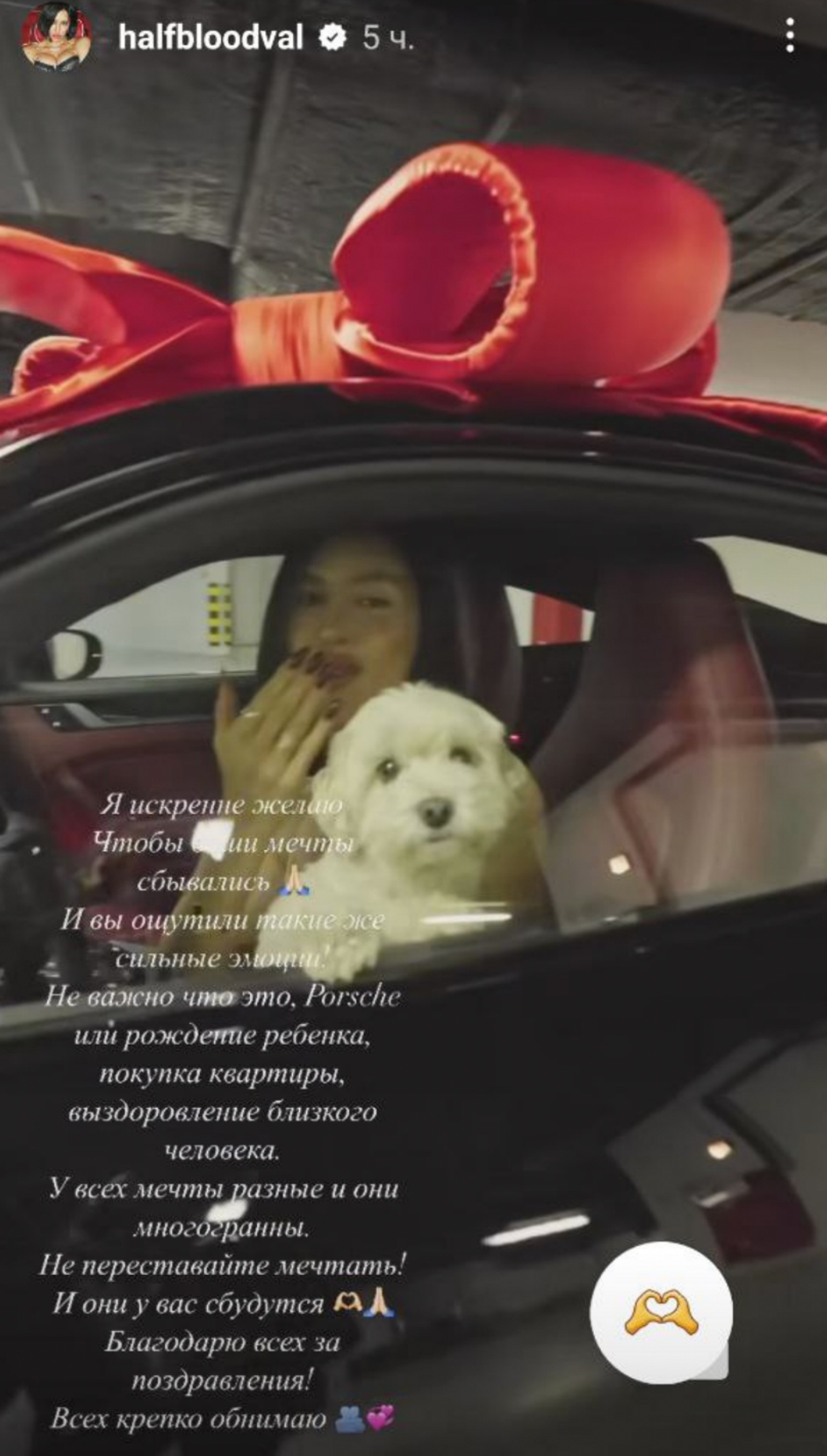 Фото: Инстаграм* @halfbloodval