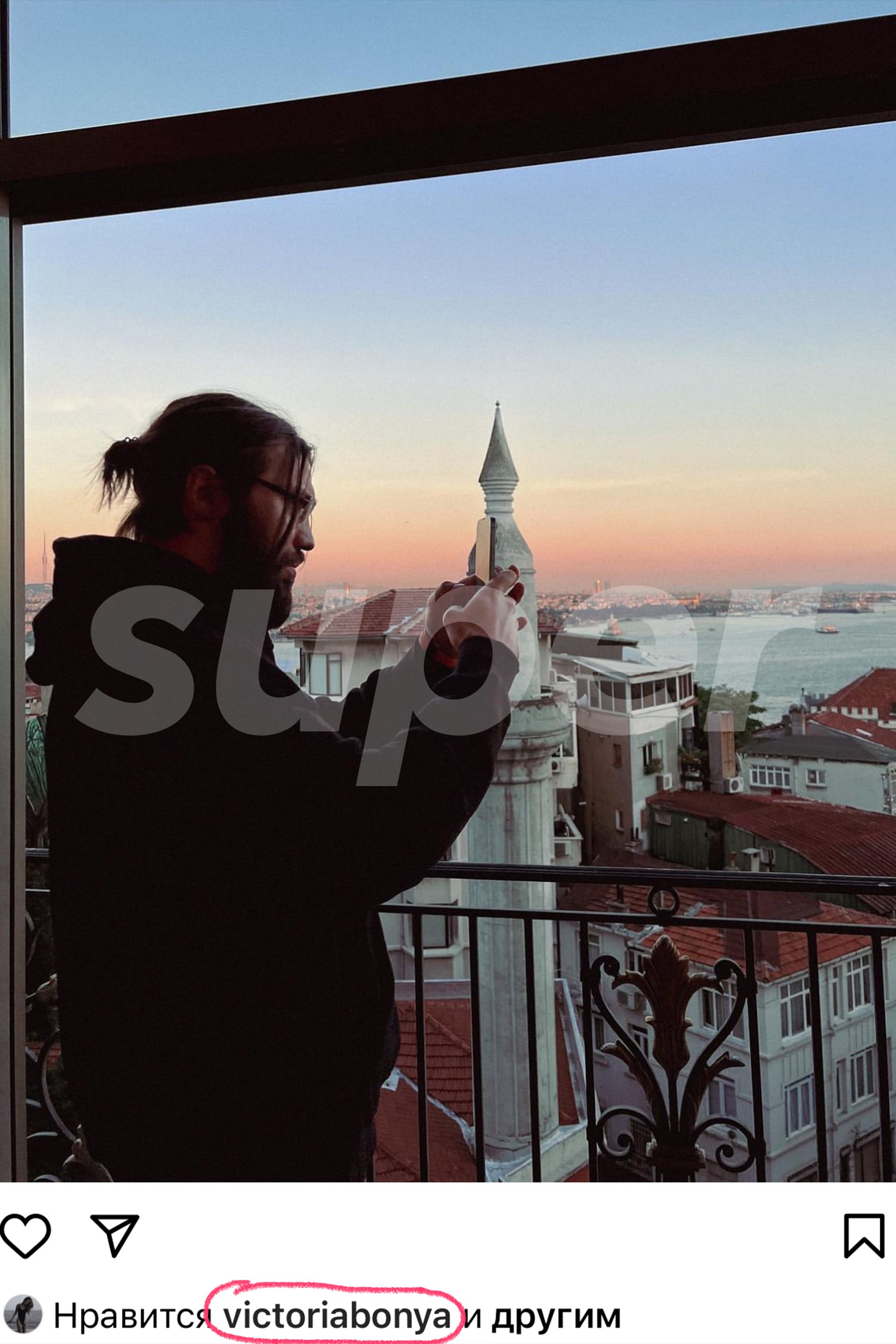 Лайки Виктории Бони на публикациях Гасанова. Фото: Инстаграм (запрещен в РФ) Руслана Гасанова