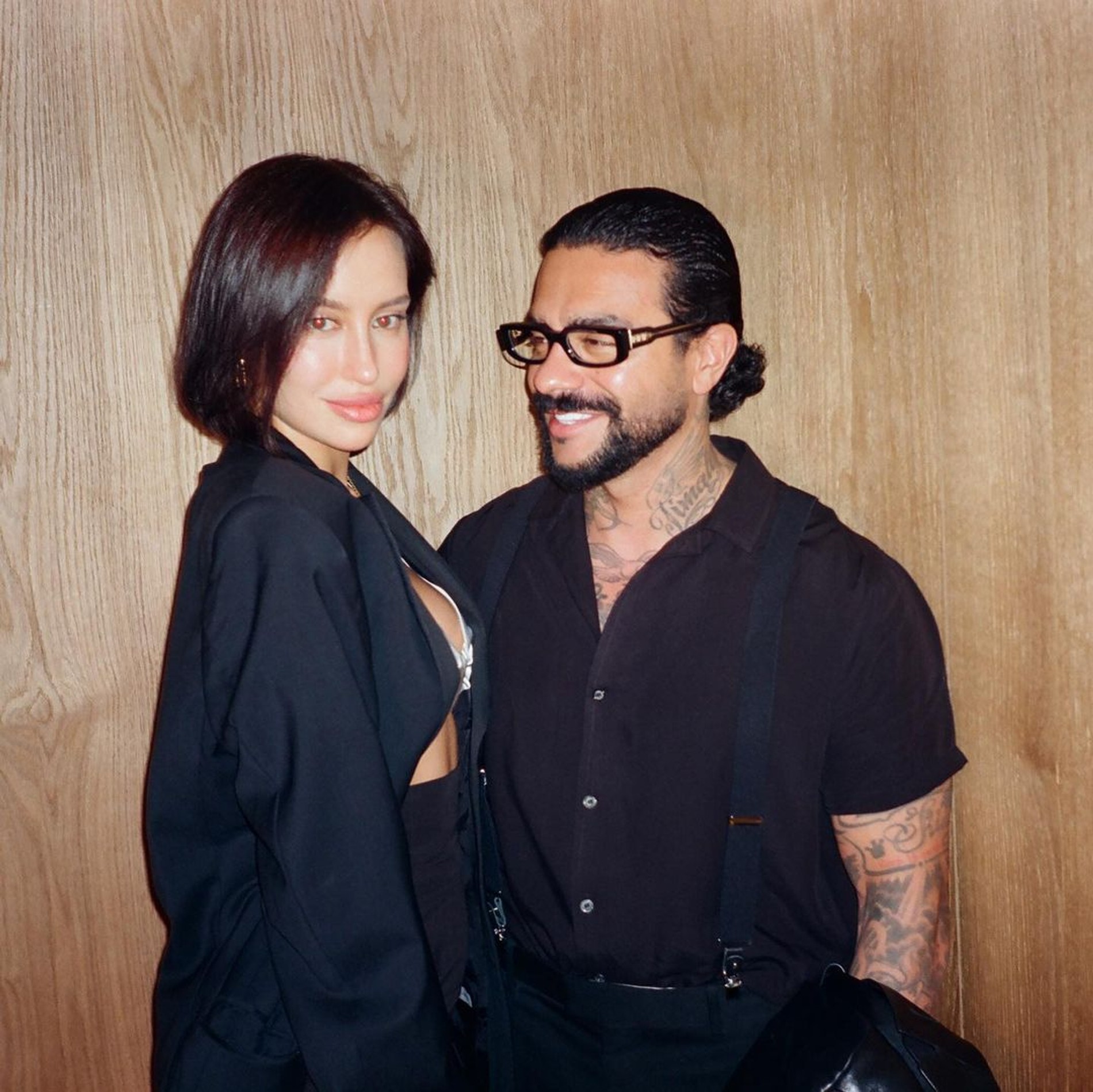 Валентина Иванова и Тимати. Фото: Инстаграм* @halfbloodval