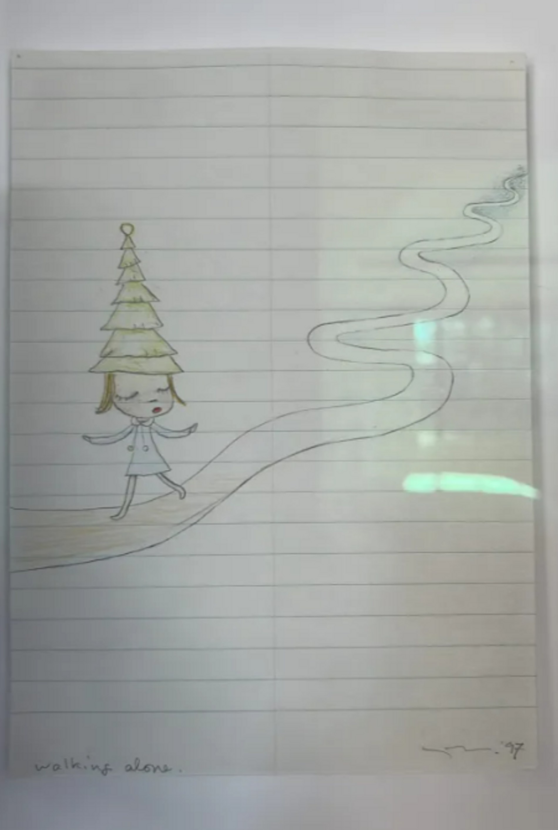 Рисунок, которым поделилась Кортни. Фото: Инстаграм (запрещен в РФ) @kourtneykardash