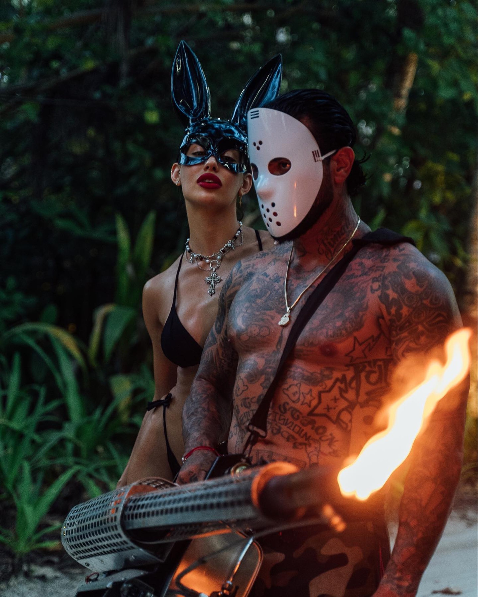 Валентина Иванова и Тимати. Фото: Инстаграм* @halfbloodval