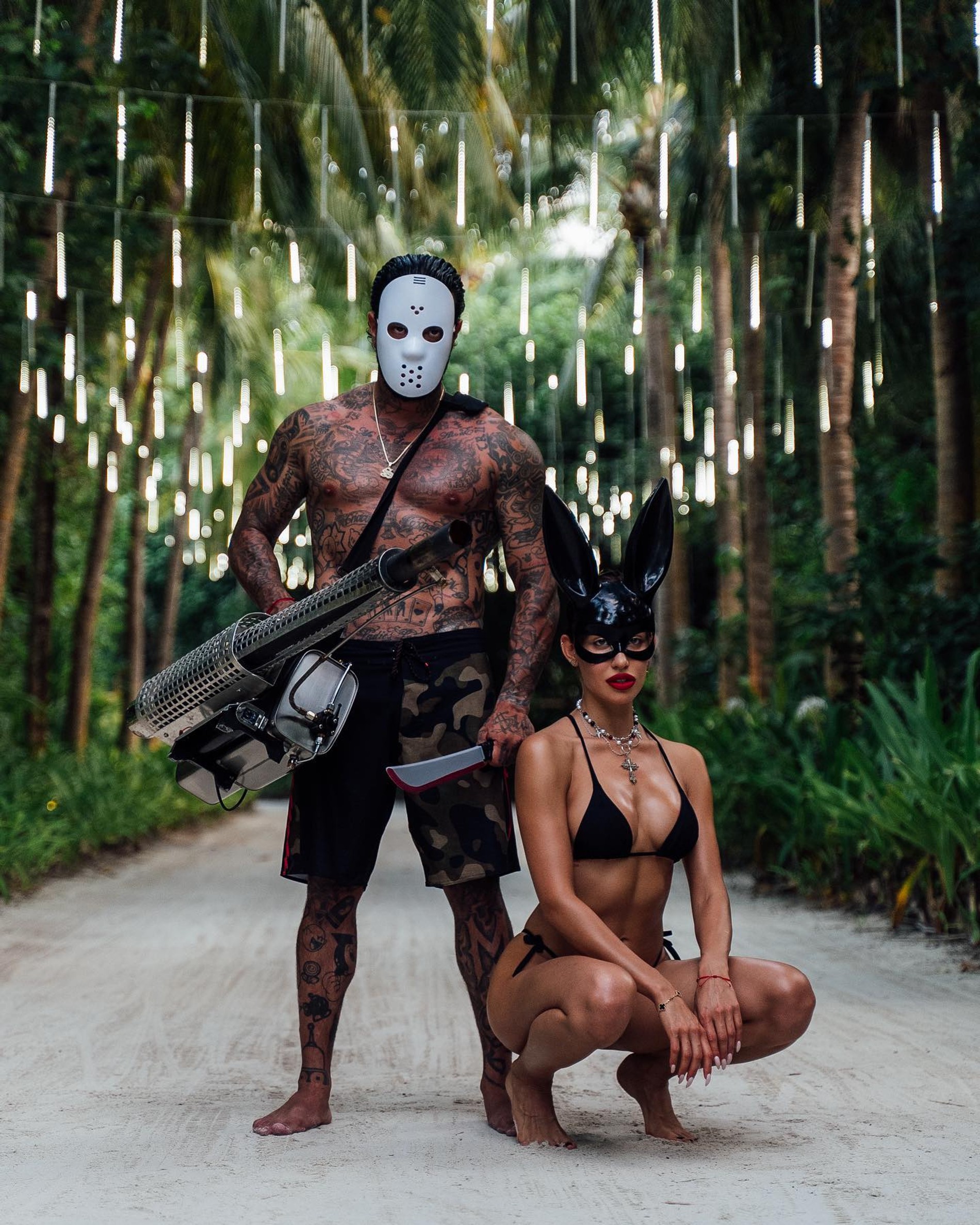 Валентина Иванова и Тимати. Фото: Инстаграм* @halfbloodval