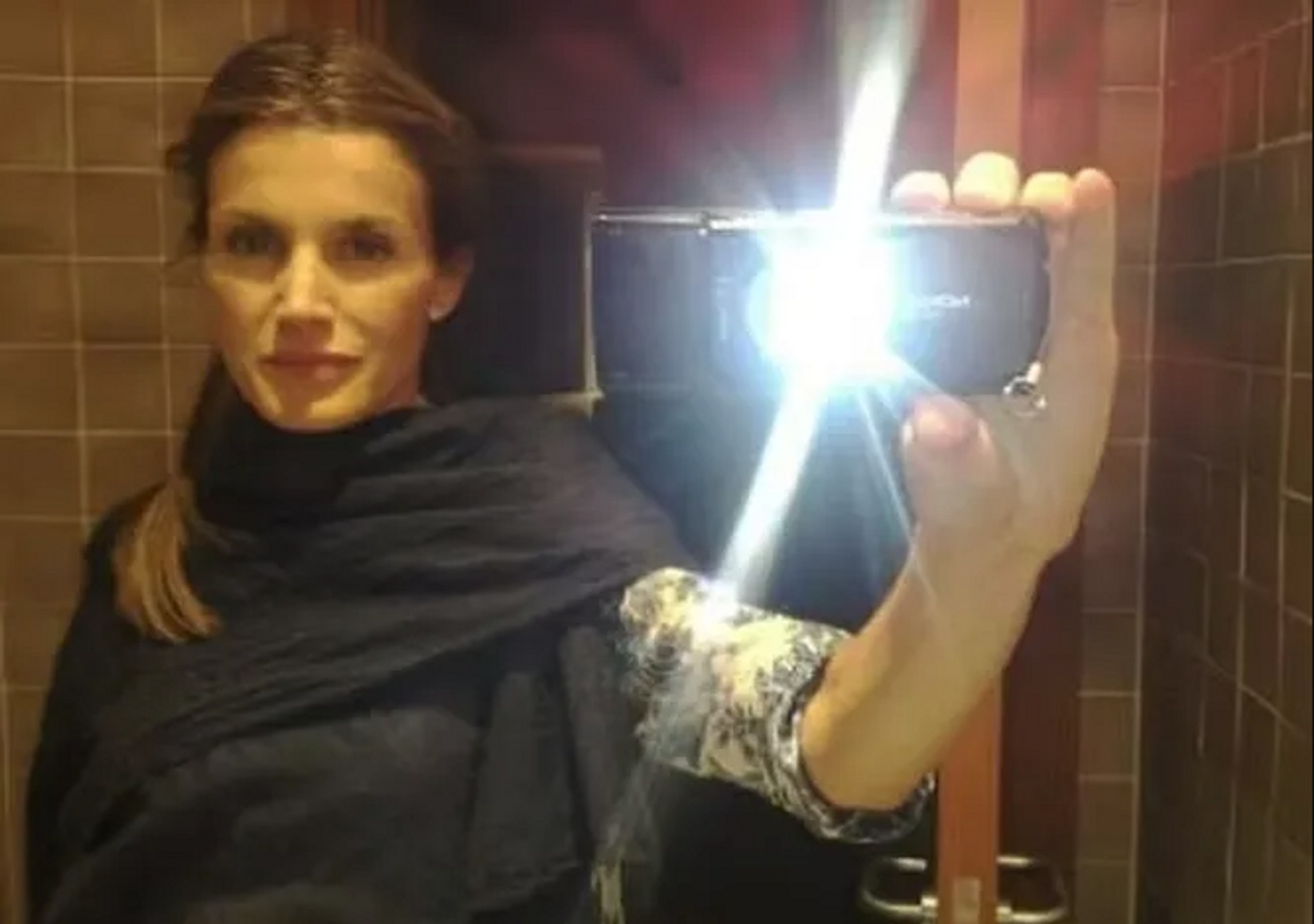 Королева Летиция в пашмине. Фото: соцсети Хайме дель Бурго