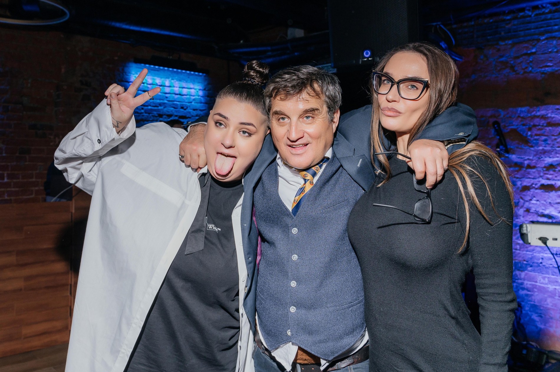 Наташа Гасанханова, Отар Кушанашвили и Алена Водонаева.Фото: пресс-служба