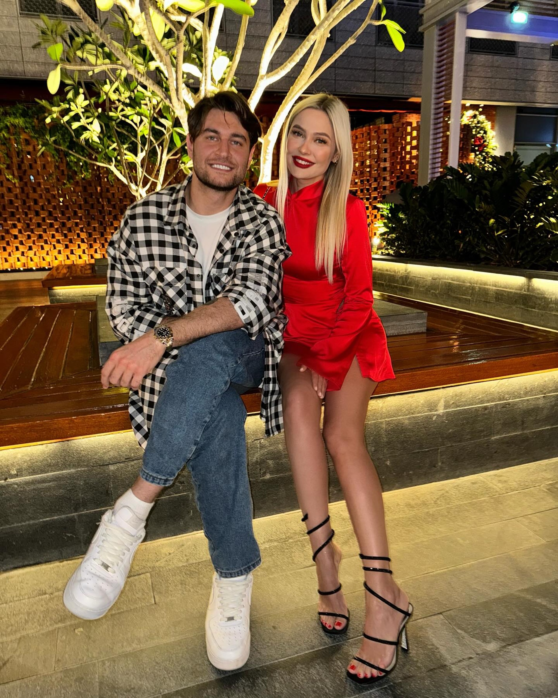 Давид Манукян и Наталья Рудова. Фото: инстаграм* @rudovanata