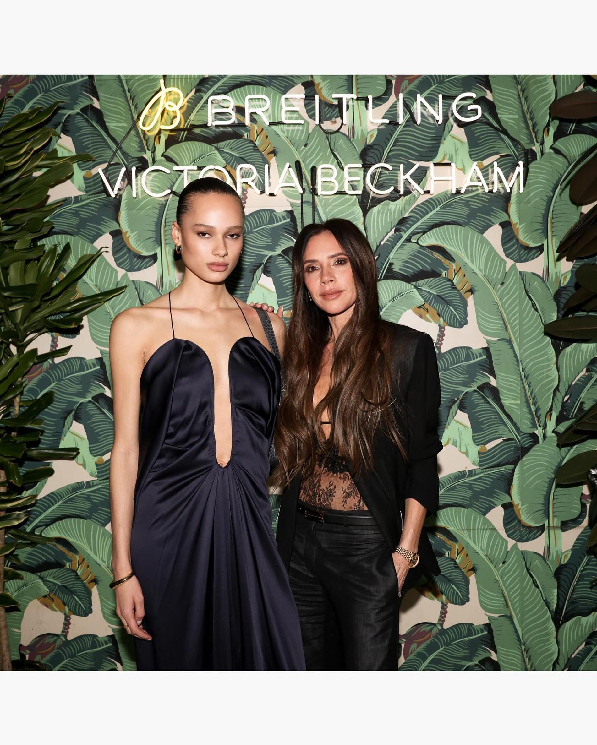 Аннемари Адерибигбе и Виктория Бекхэм. Фото: Инстаграм* @victoriabeckham