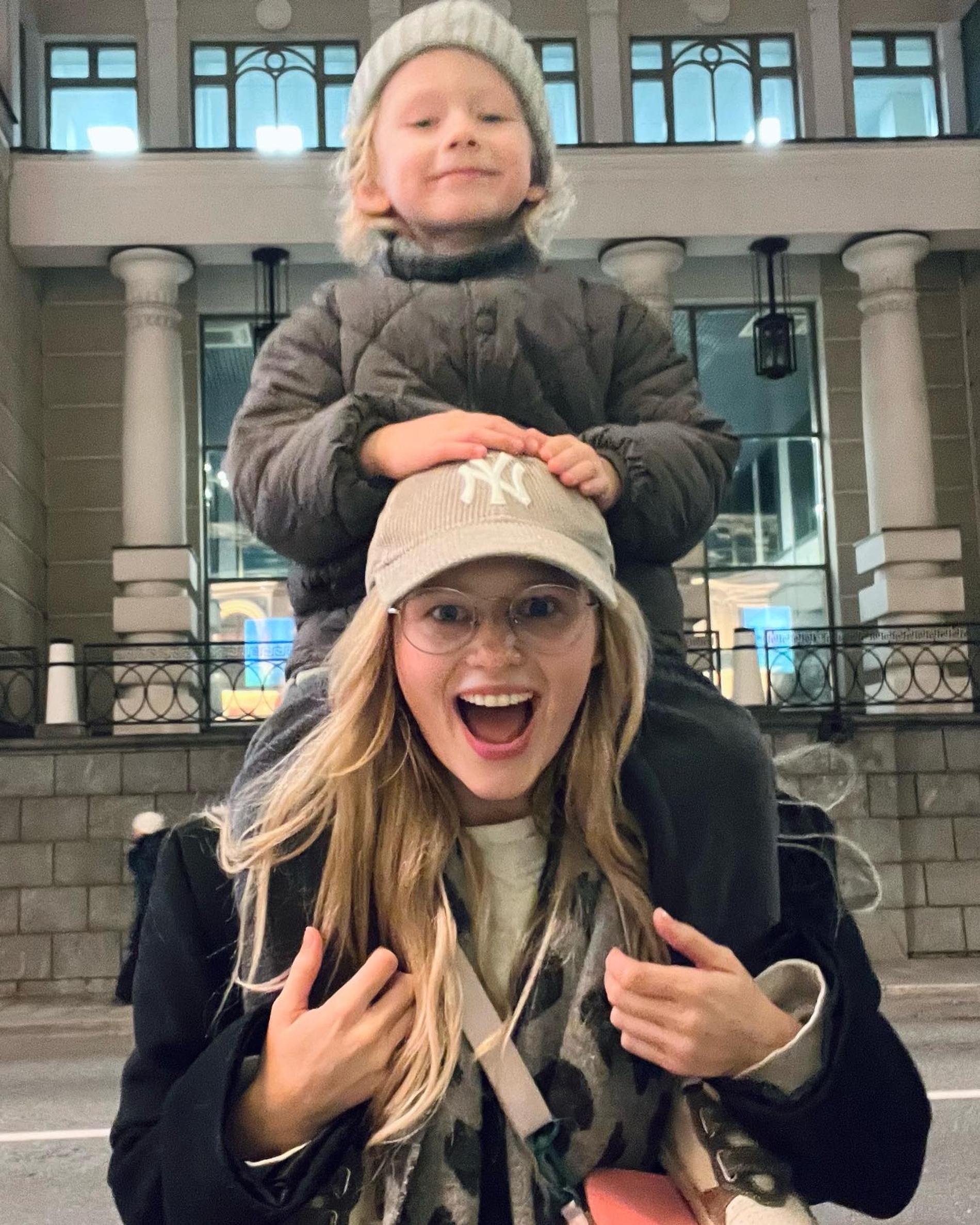 Саша Бортич с сыном. Фото: Инстаграм* @bortich