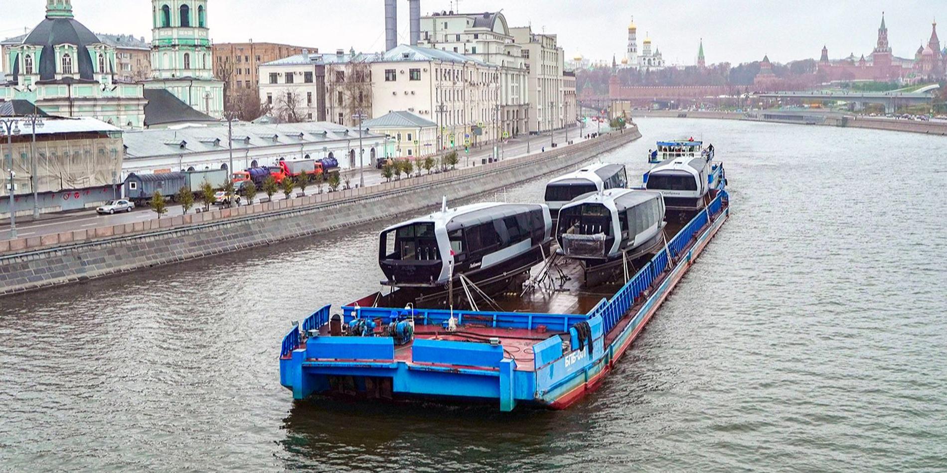 Московский речной флот пополнили еще четыре электросудна