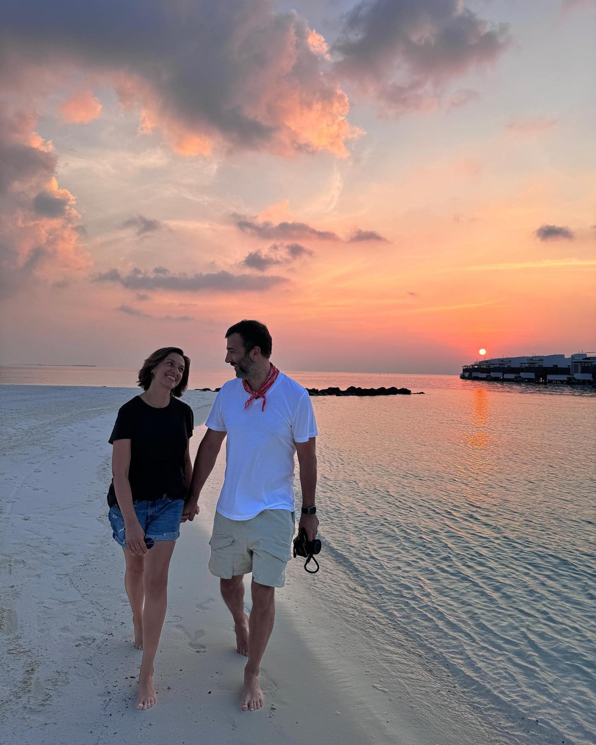 Иван Ургант с женой Натальей. Фото: Инстаграм (запрещен в РФ) @urgantcom