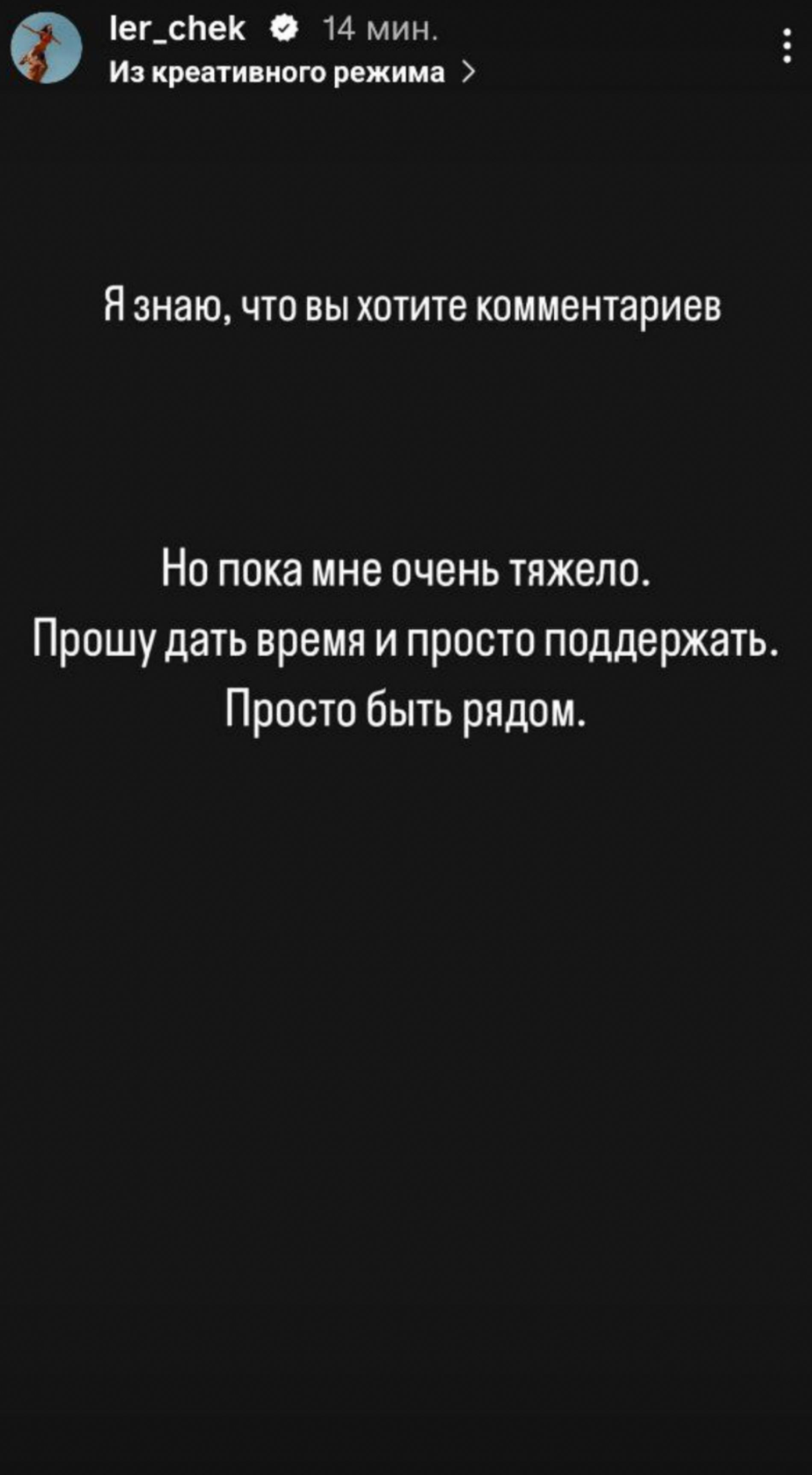 Фото: Инстаграм (запрещен в РФ) @ler_chek