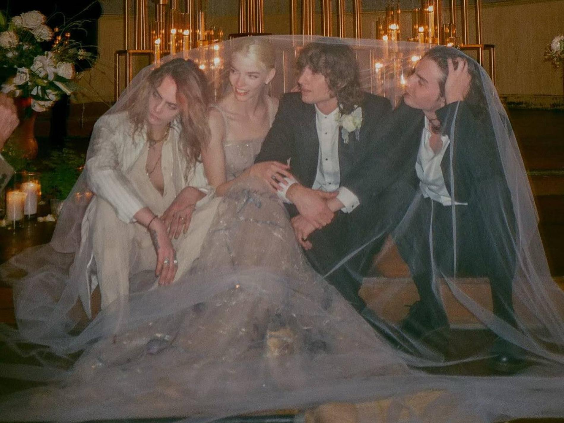 Свадьба Ани Тейлор-Джой и Малкольма Макрея. Фото: Инстаграм (запрещен в РФ) @anyataylorjoy