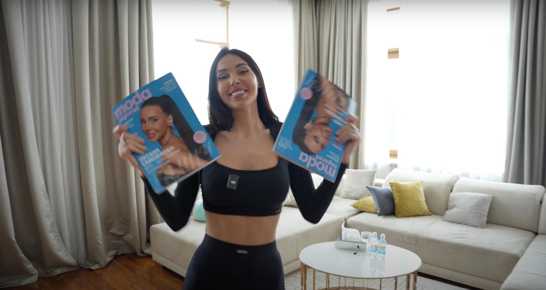 Гостиная в новом доме Оксаны Самойловой и Джигана. Скриншот: YouTube-канал SamKids