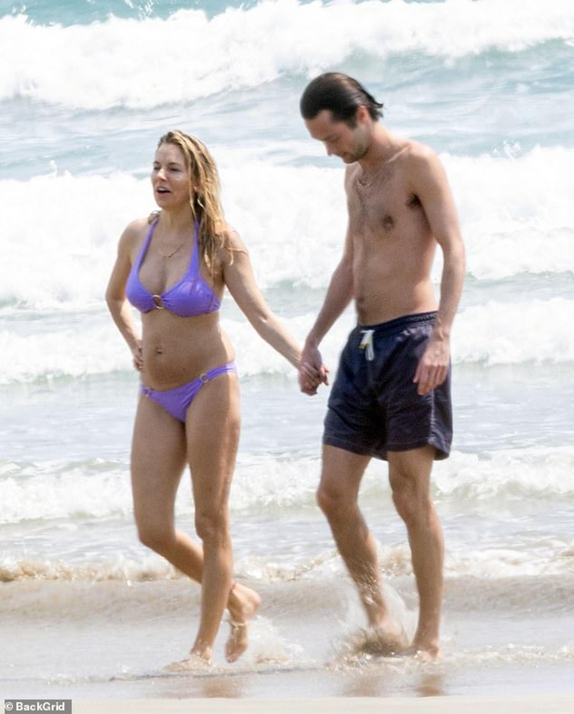 Сиенна Миллер и Оли Грин. Фото: BackGrid