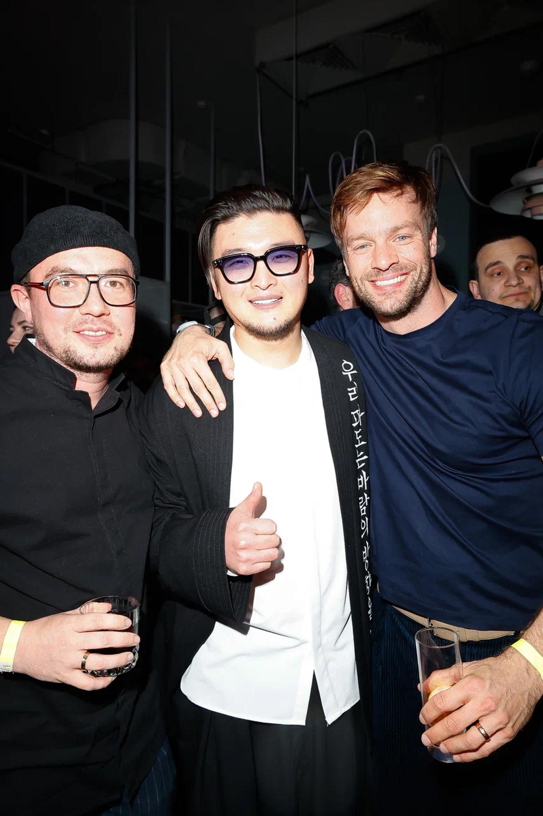 Валентин Ли, Анатолий Цо, Вольфганг Черни. Фото: пресс-служба