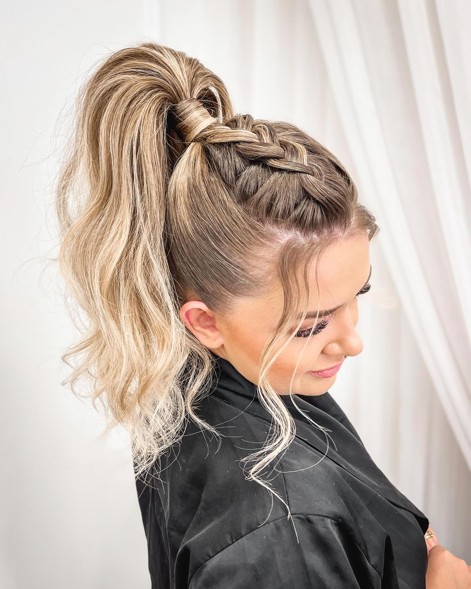 Конский хвост подходит для волос любой длины. Фото: Инстаграм* @claudiaanossopenteados