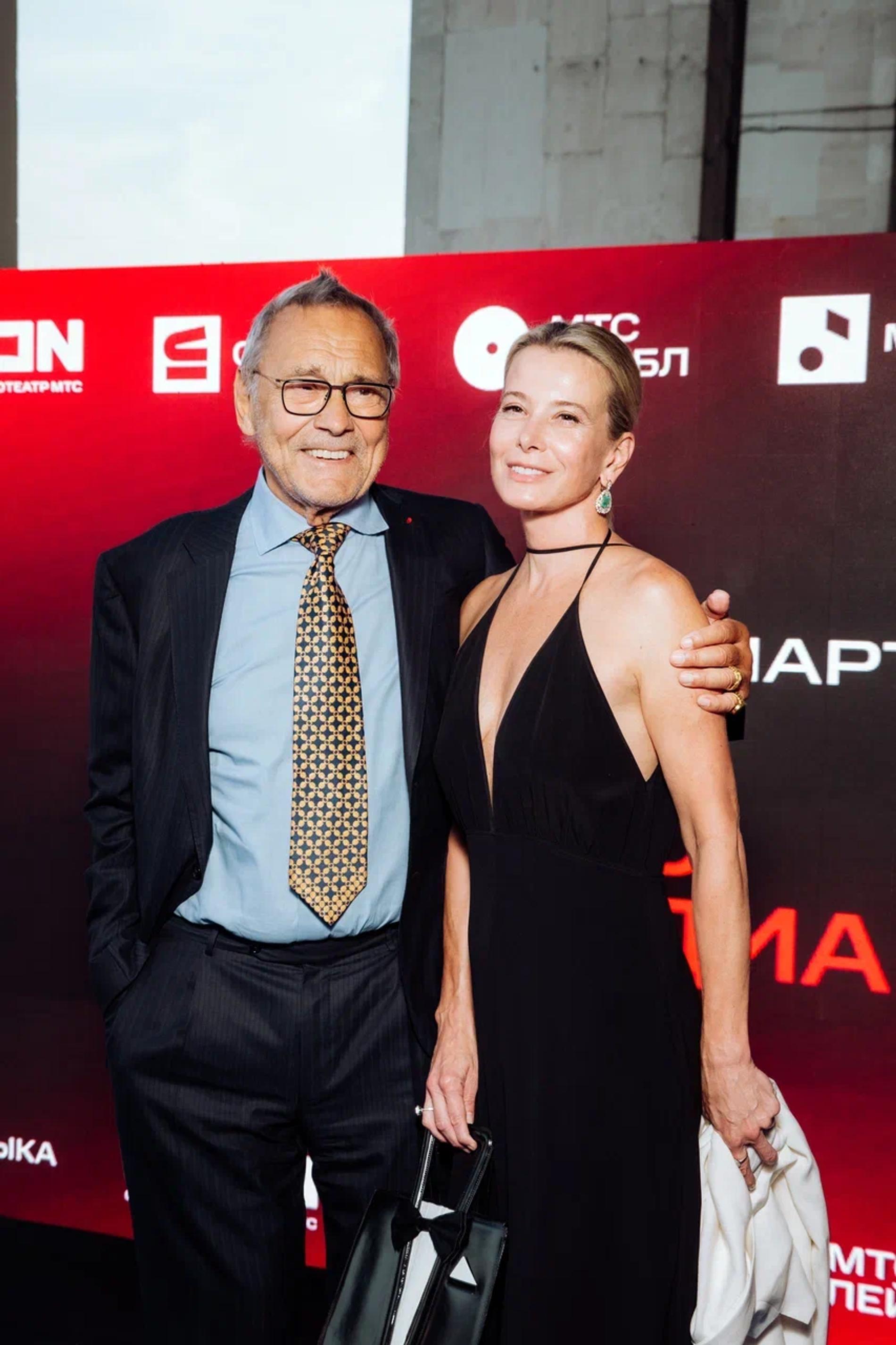 Андрей Кончаловский и Юлия Высоцкая. Фото: пресс-служба