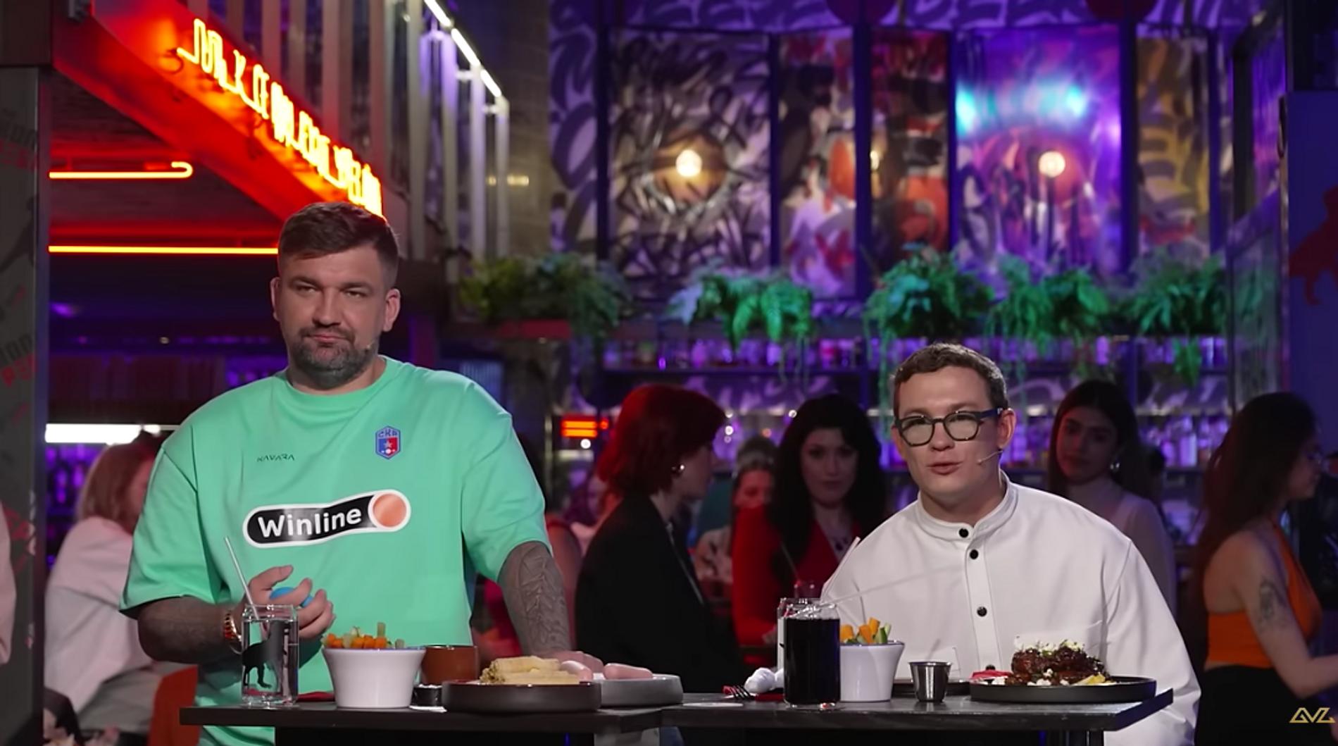 Никита Кологривый в шоу Басты «Вопрос ребром». Фото: YouTube / «Вопрос ребром»