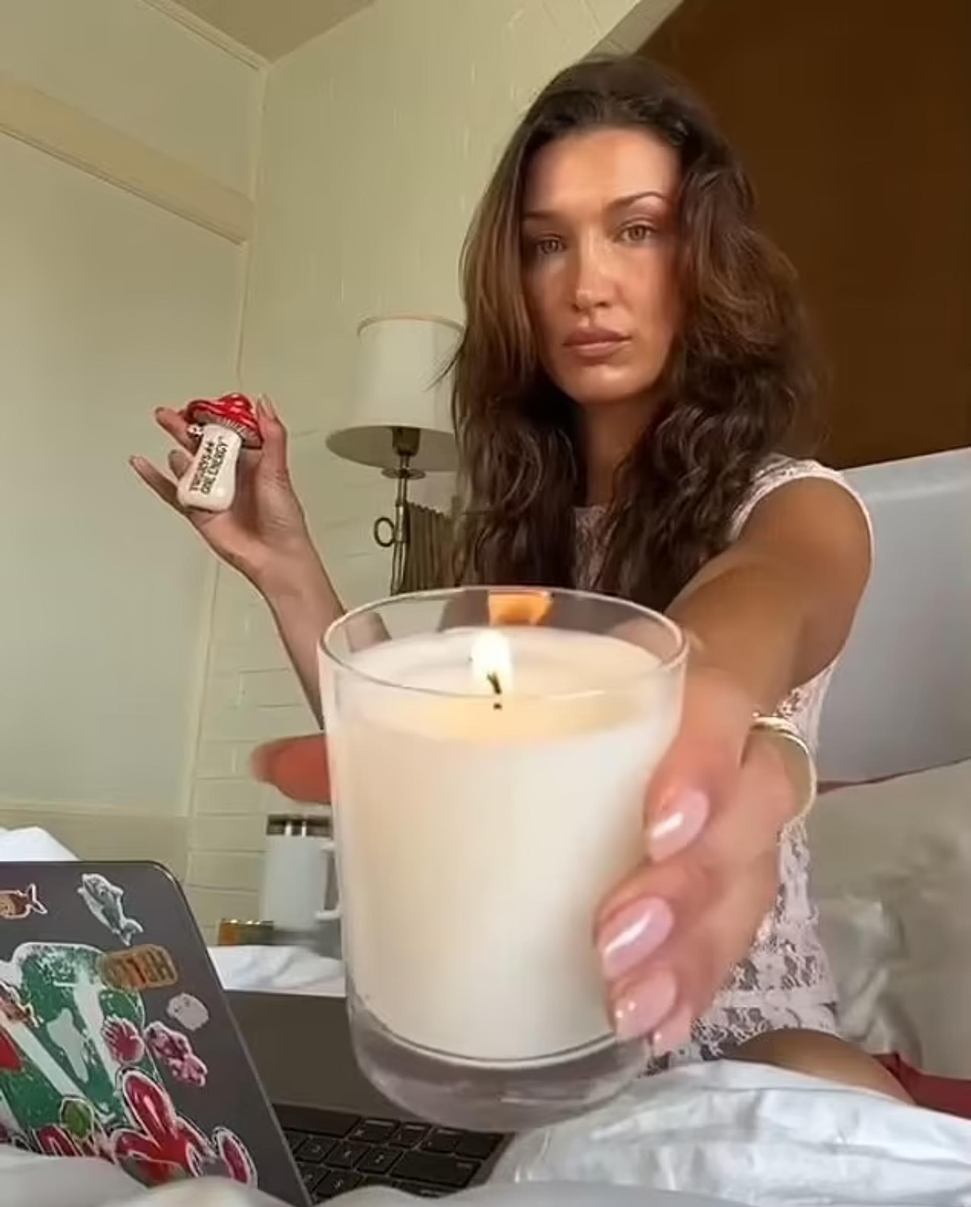 Белла Хадид. Скриншот: соцсети