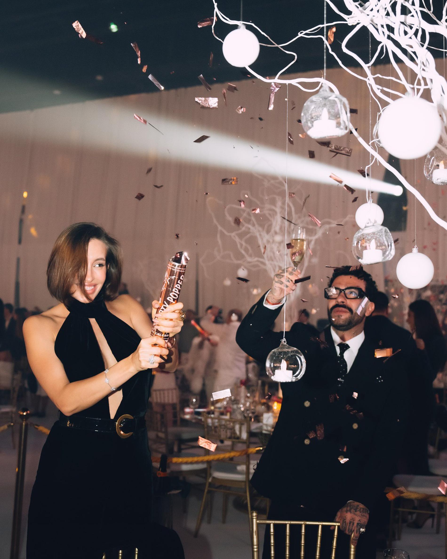 Валентина Иванова и Тимати. Фото: Инстаграм* @halfbloodval