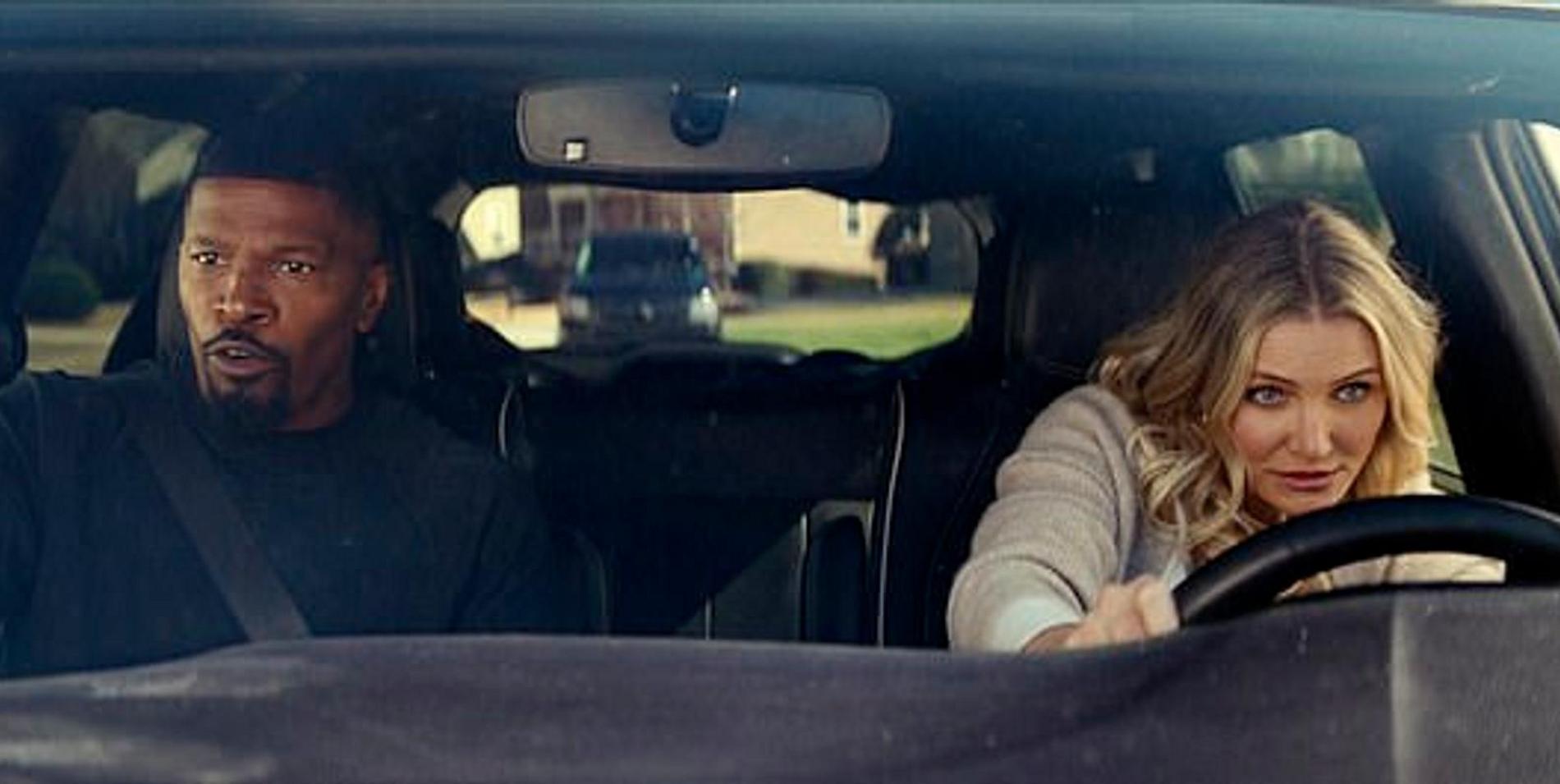 Кэмерон Диас и Джейми Фокс в фильме «Снова в деле». Скриншот: Daily Mail