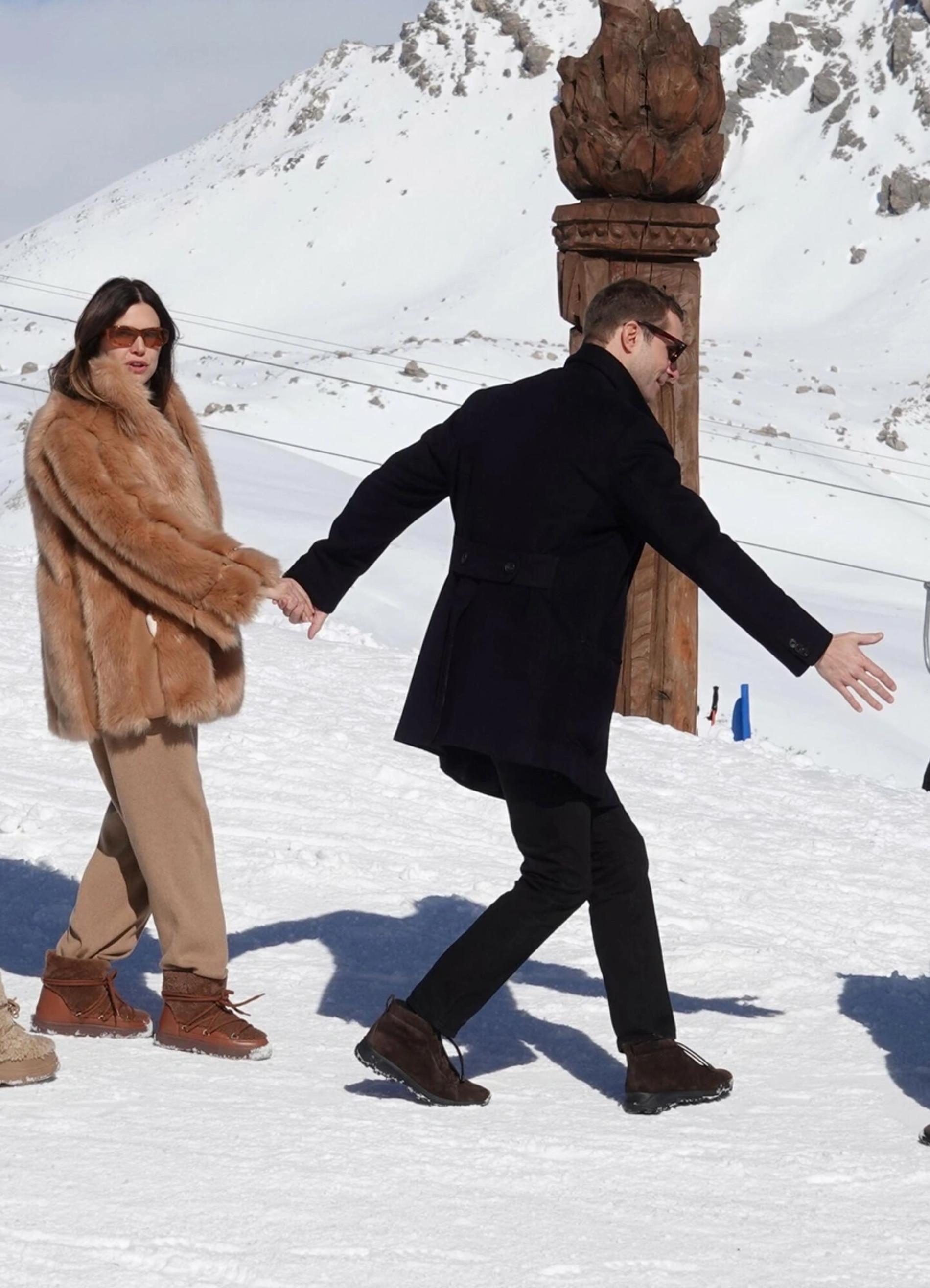 Даша Жукова и Ставрос Ниархос. Фото: соцсети