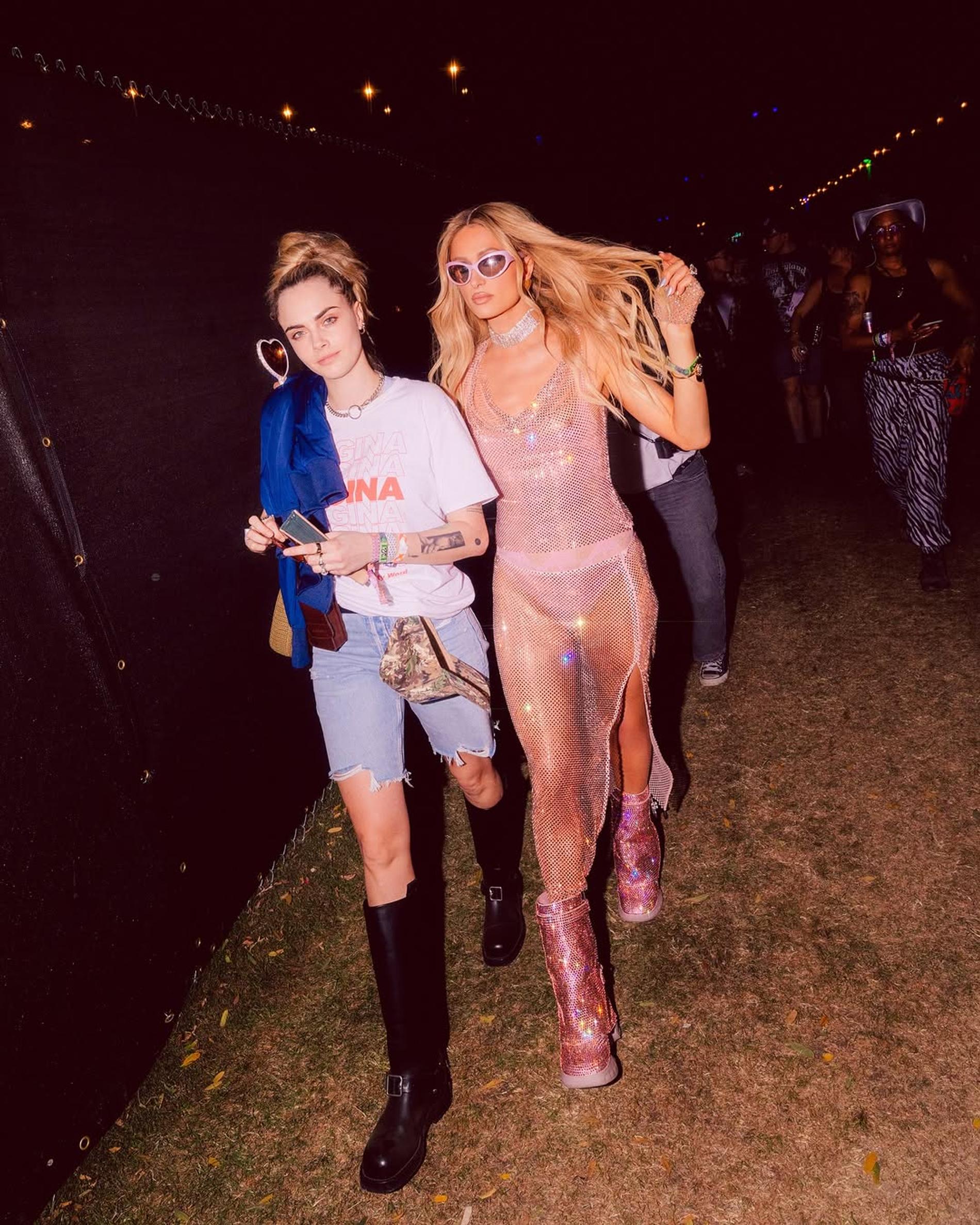 Пэрис Хилтон восхитила публику на Coachella. Фото: Инстаграм* @parishilton